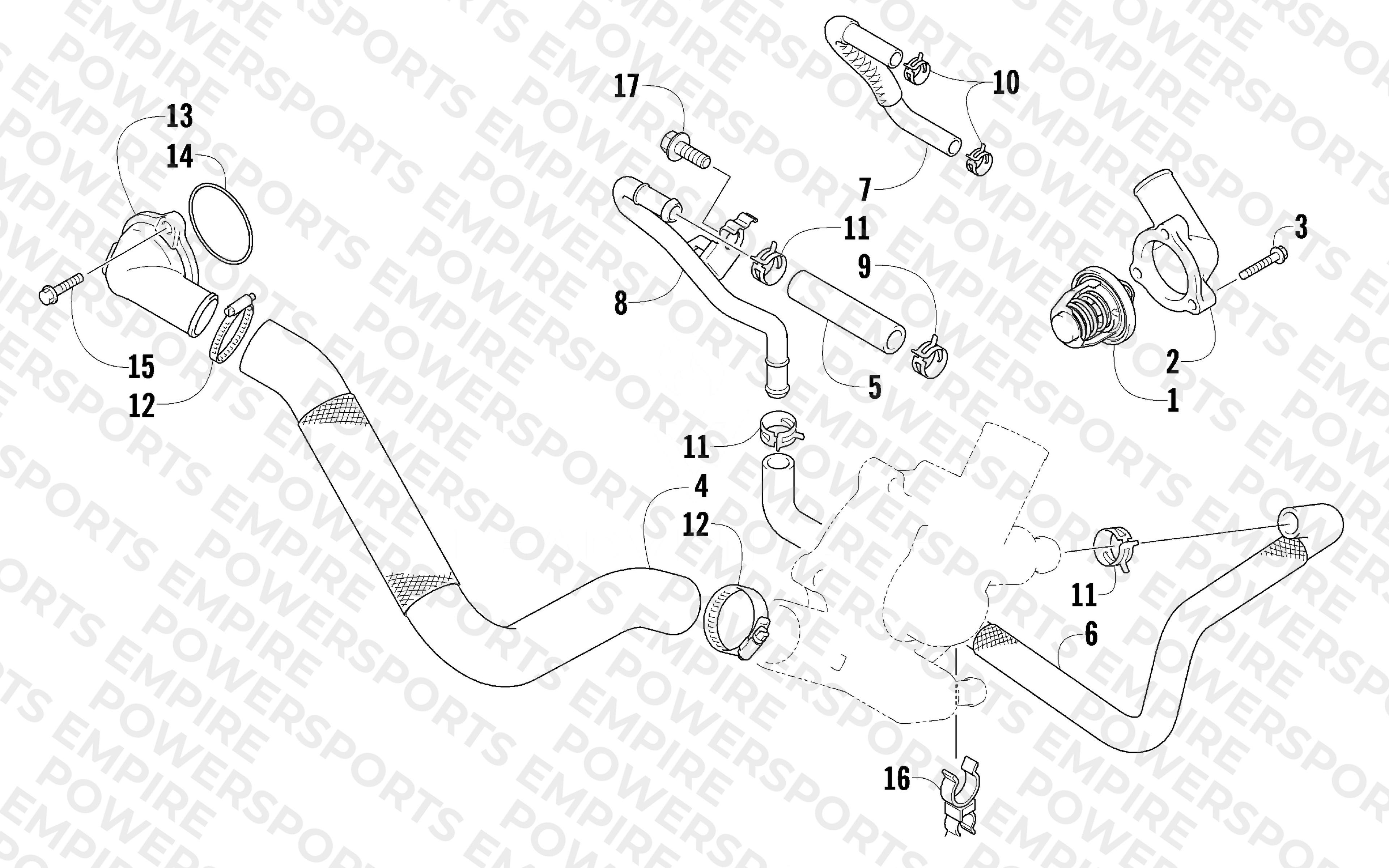 WATER HOSE ASSEMBLY
