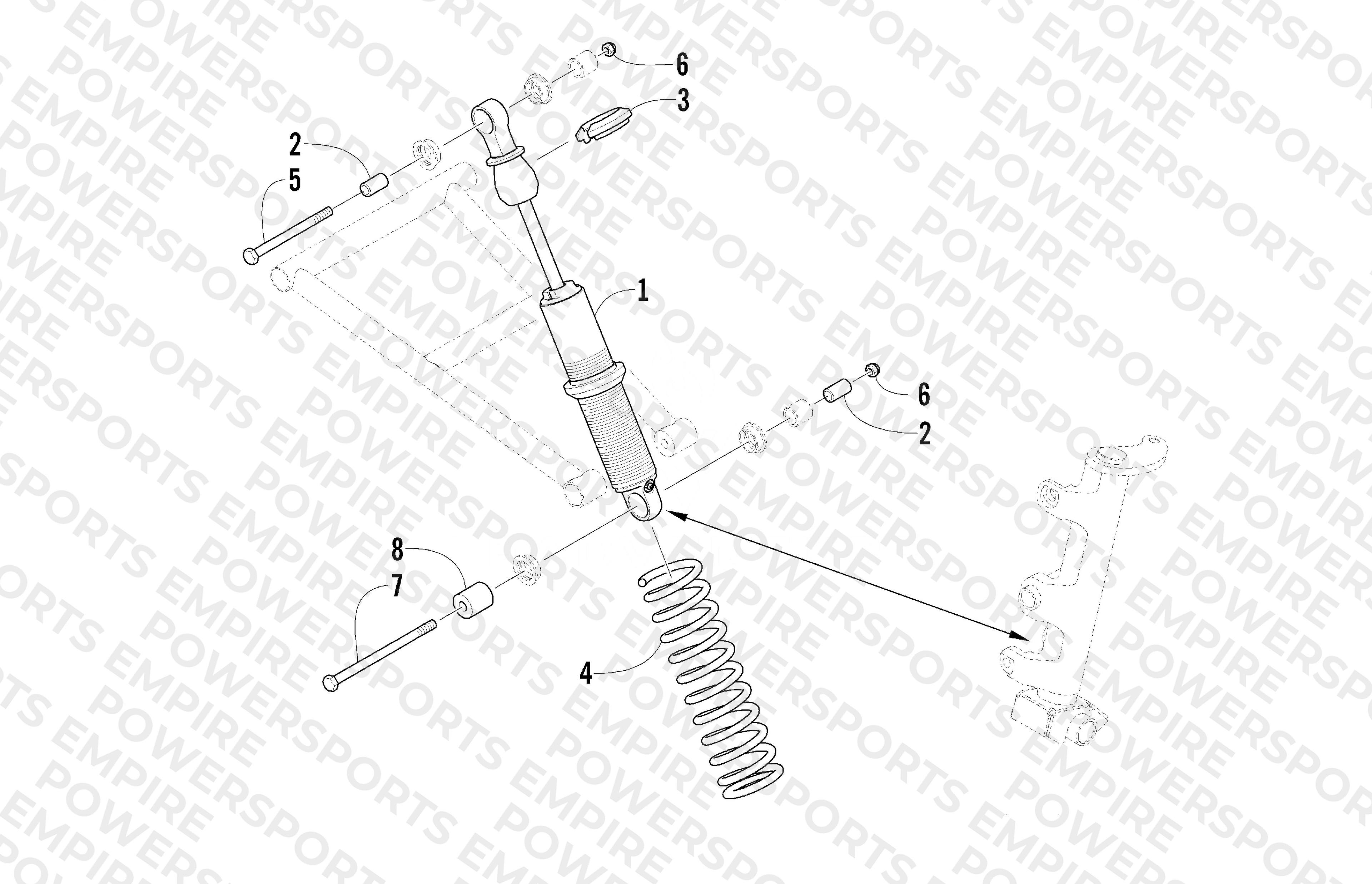 FRONT SUSPENSION SHOCK ABSORBER ASSEMBLY