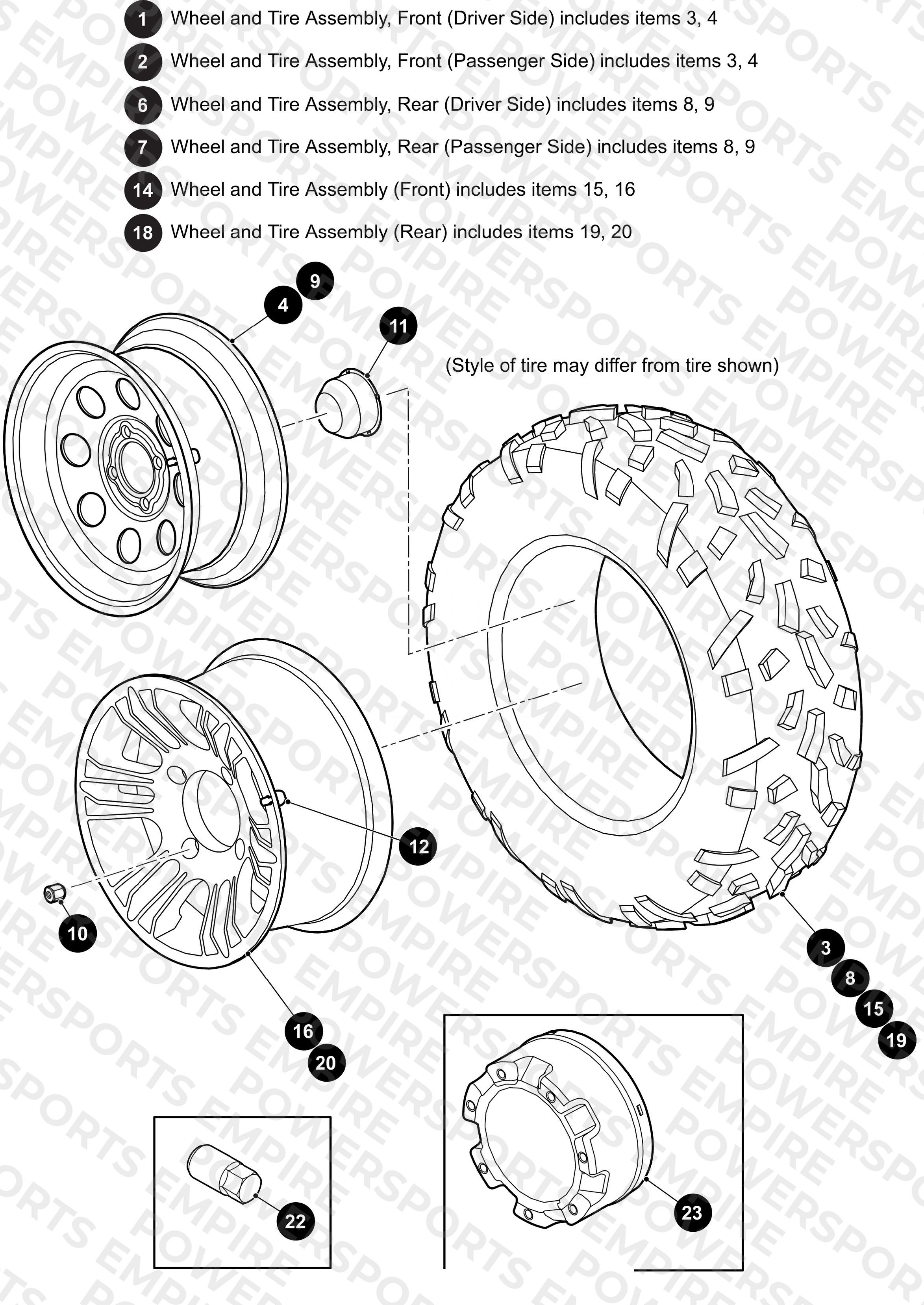 WHEELS AND TIRES