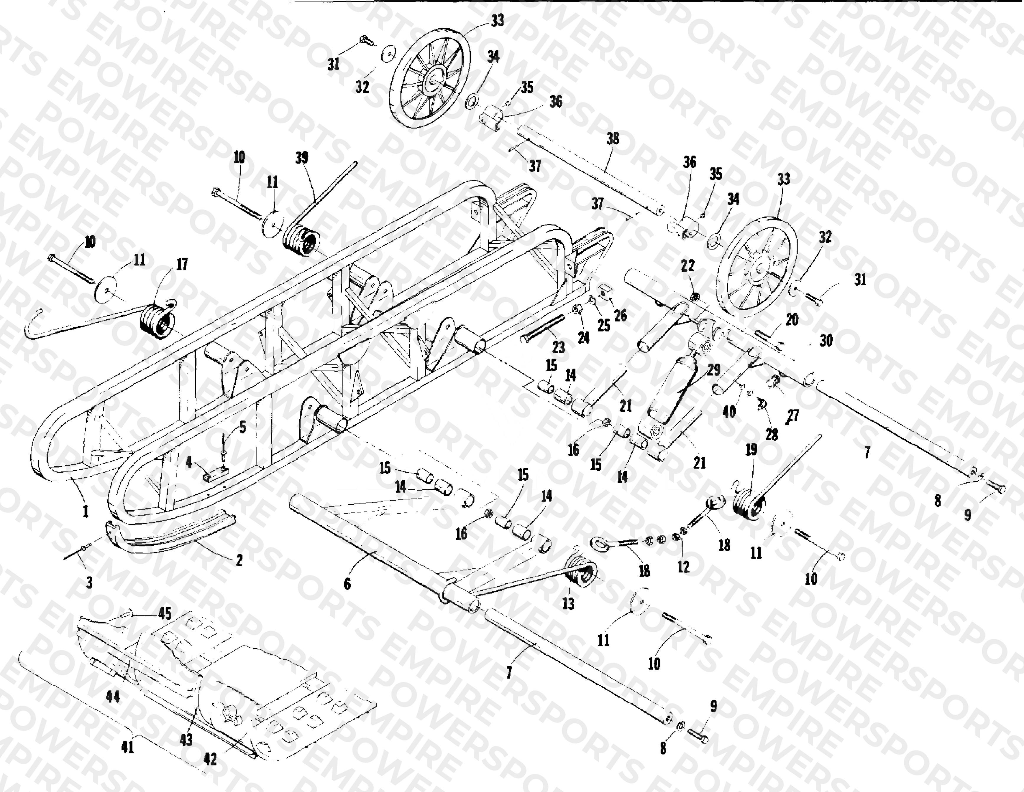 UNDERCARRIAGE AND TRACK