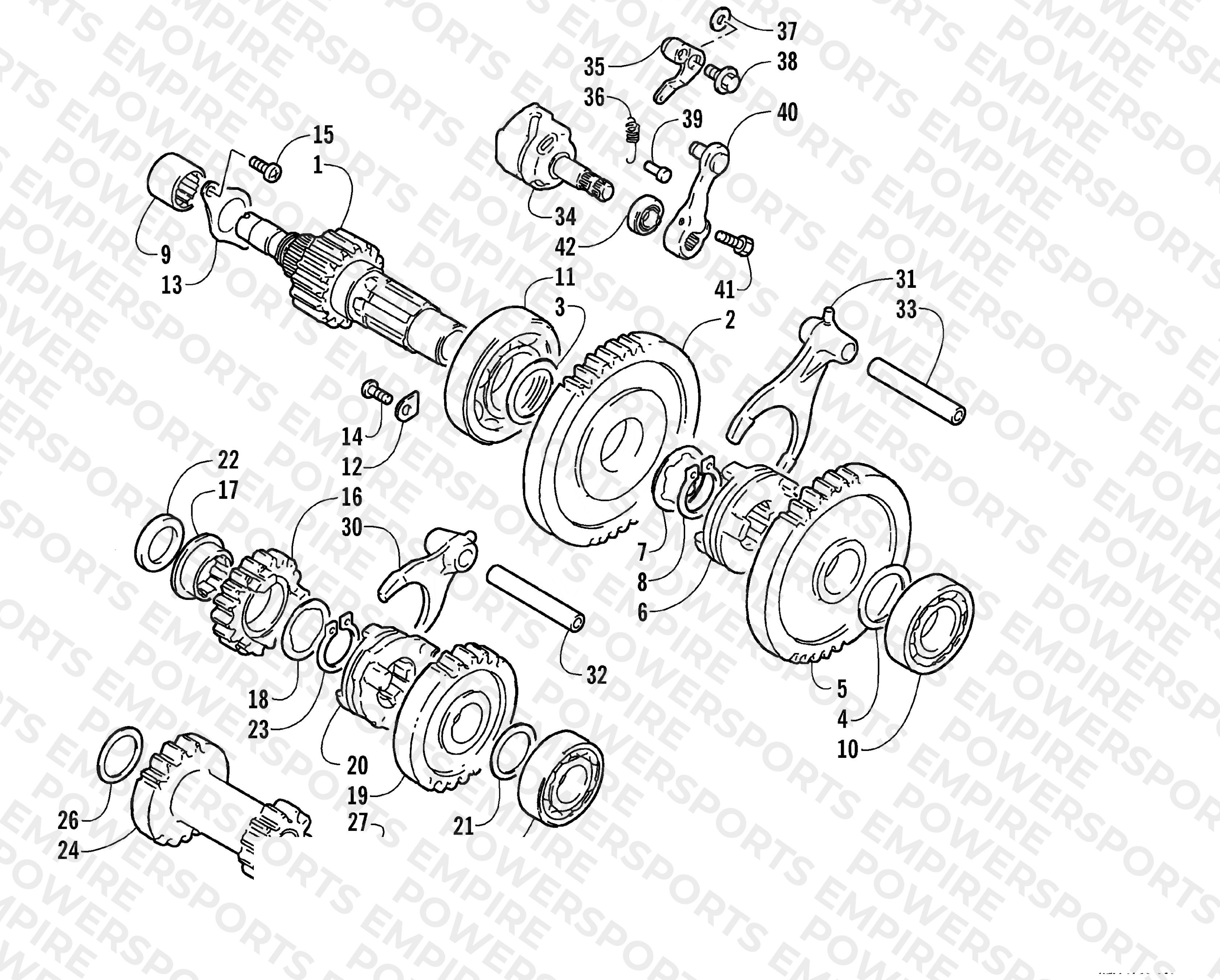 SECONDARY TRANSMISSION ASSEMBLY