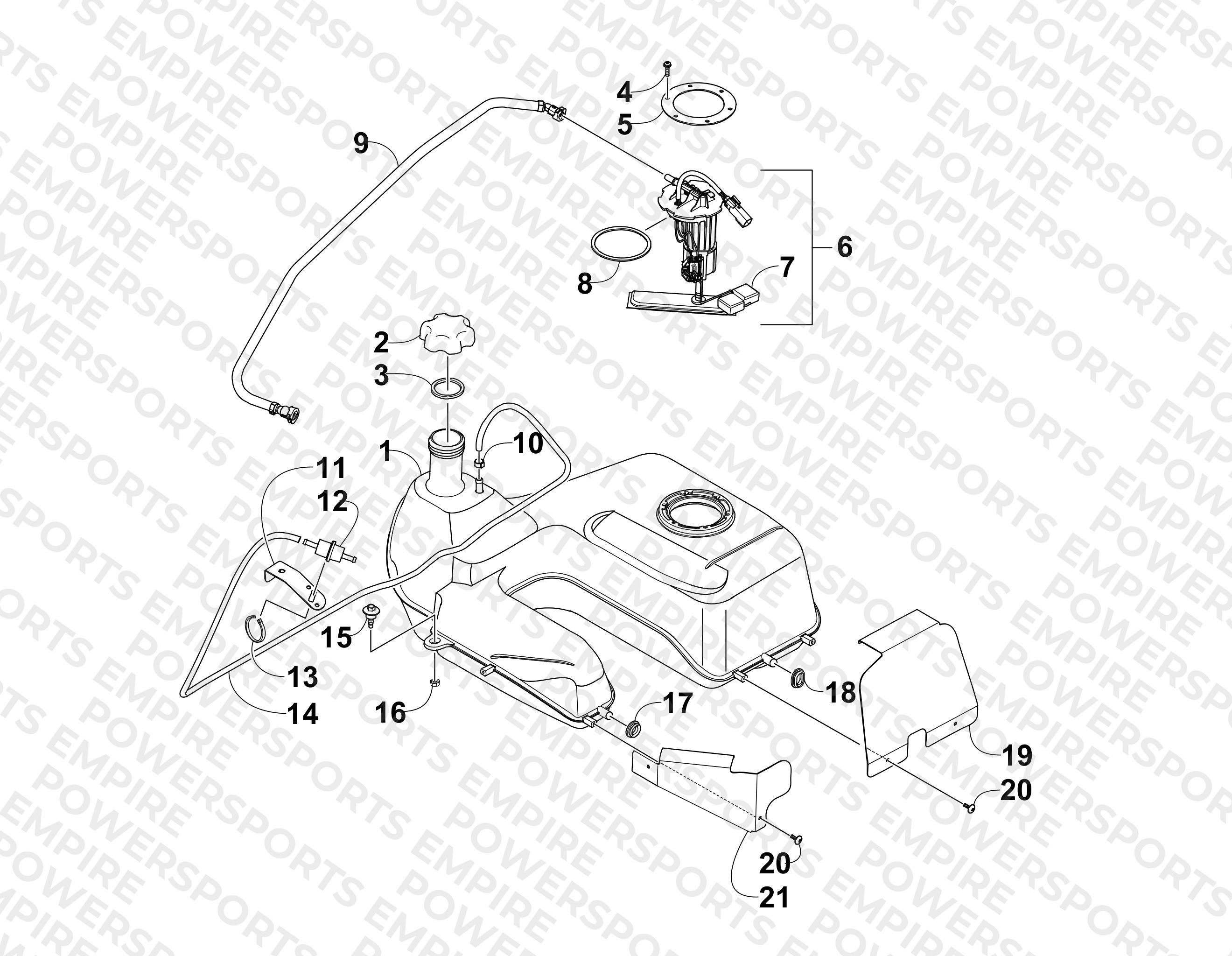 GAS TANK ASSEMBLY
