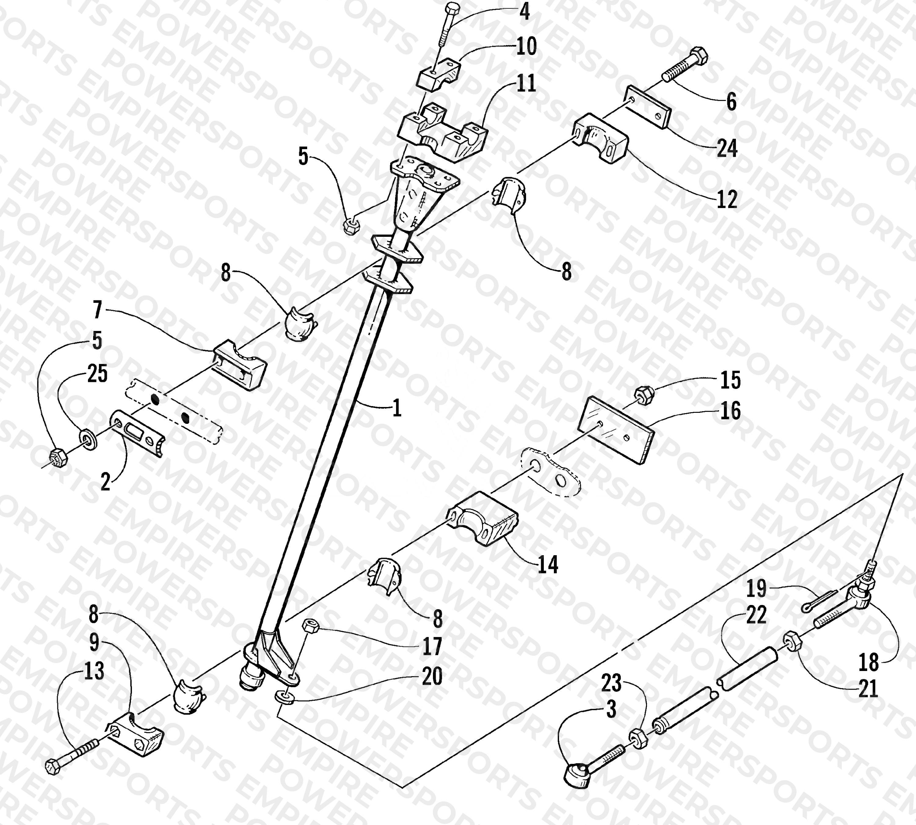 STEERING POST ASSEMBLY