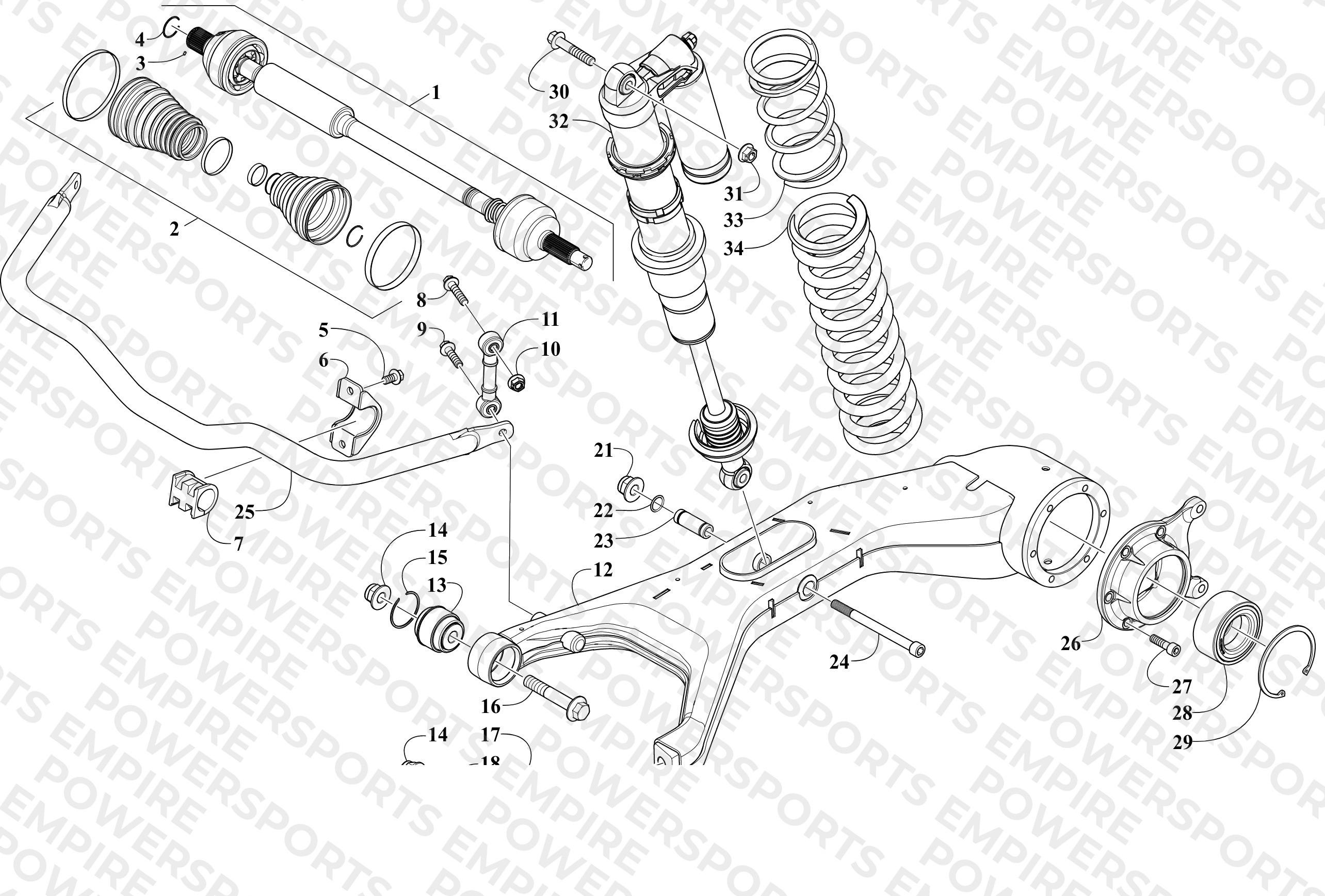 REAR SUSPENSION ASSEMBLY