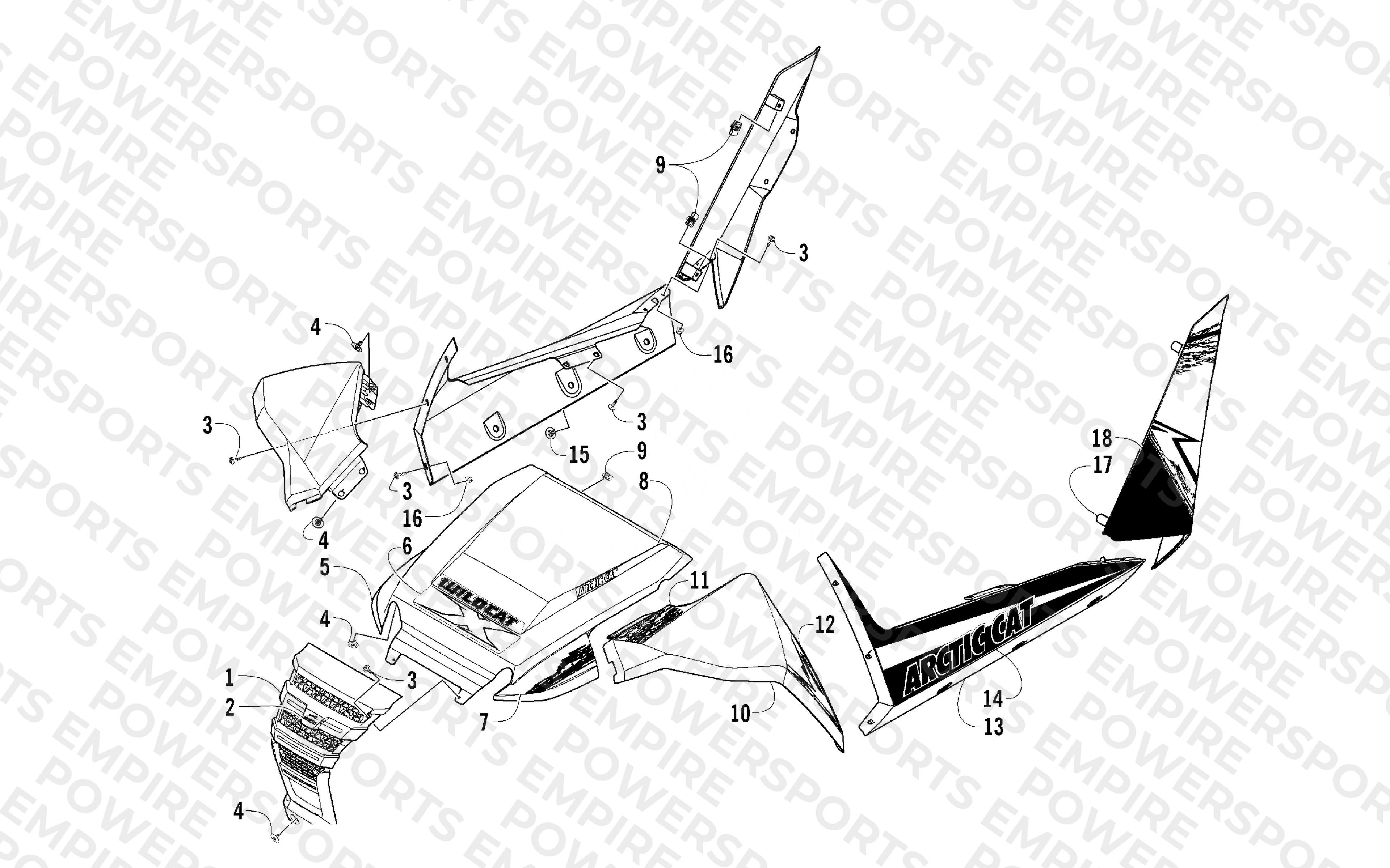 FRONT AND SIDE PANEL ASSEMBLIES