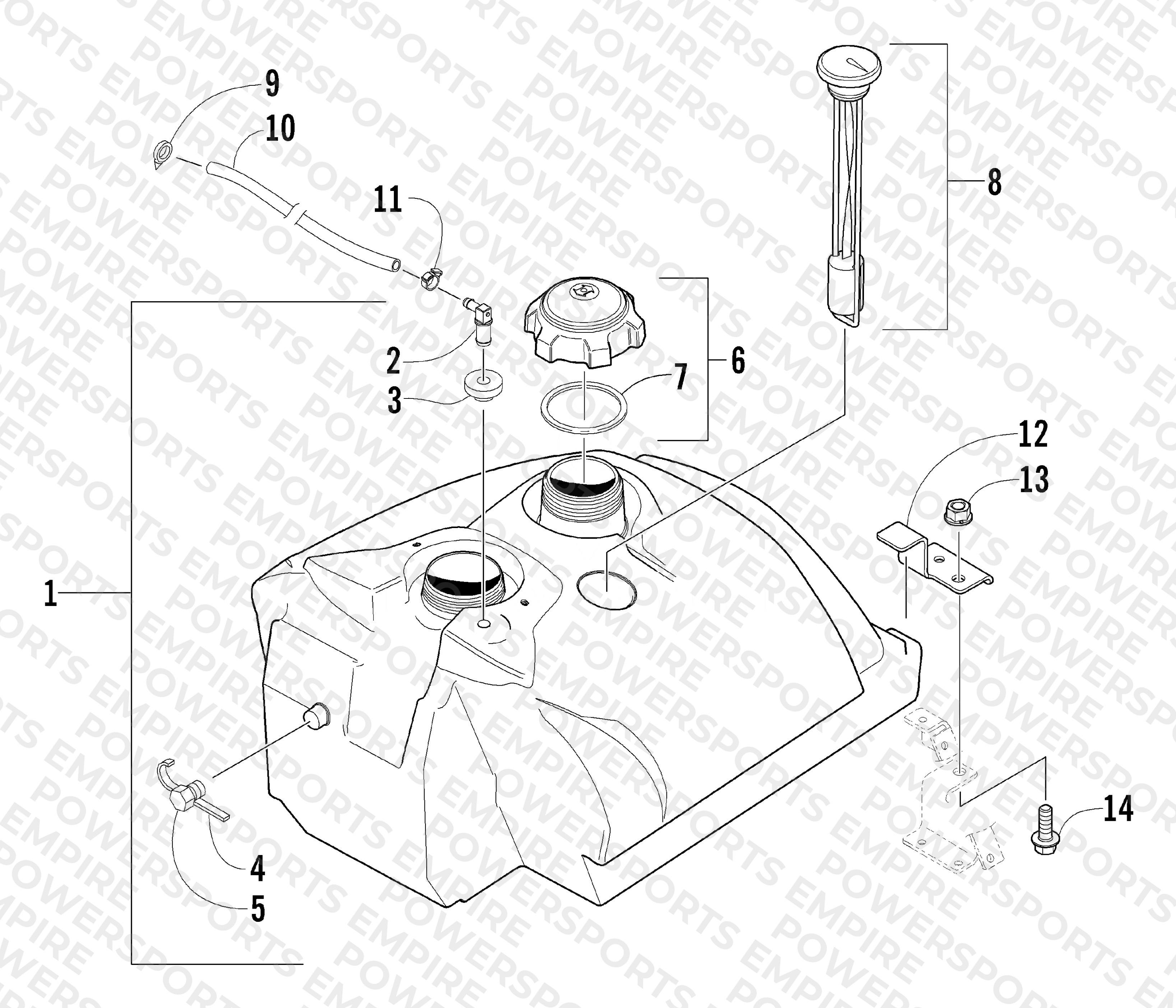 GAS TANK ASSEMBLY