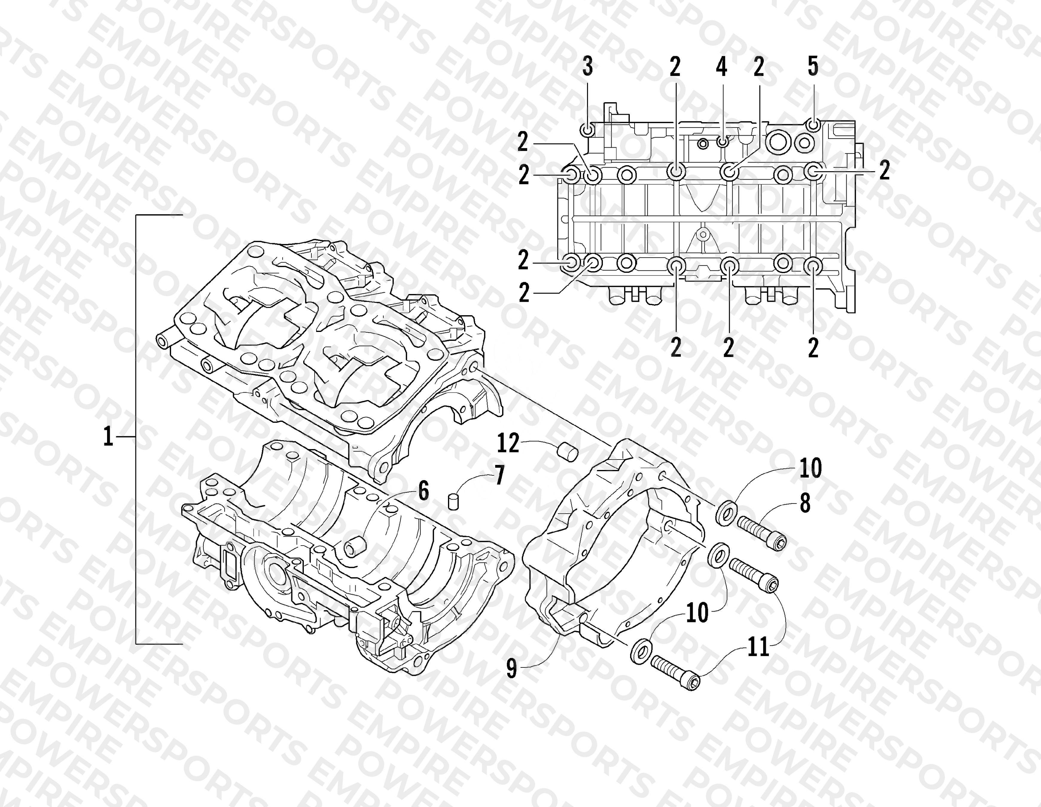 CRANKCASE ASSEMBLY