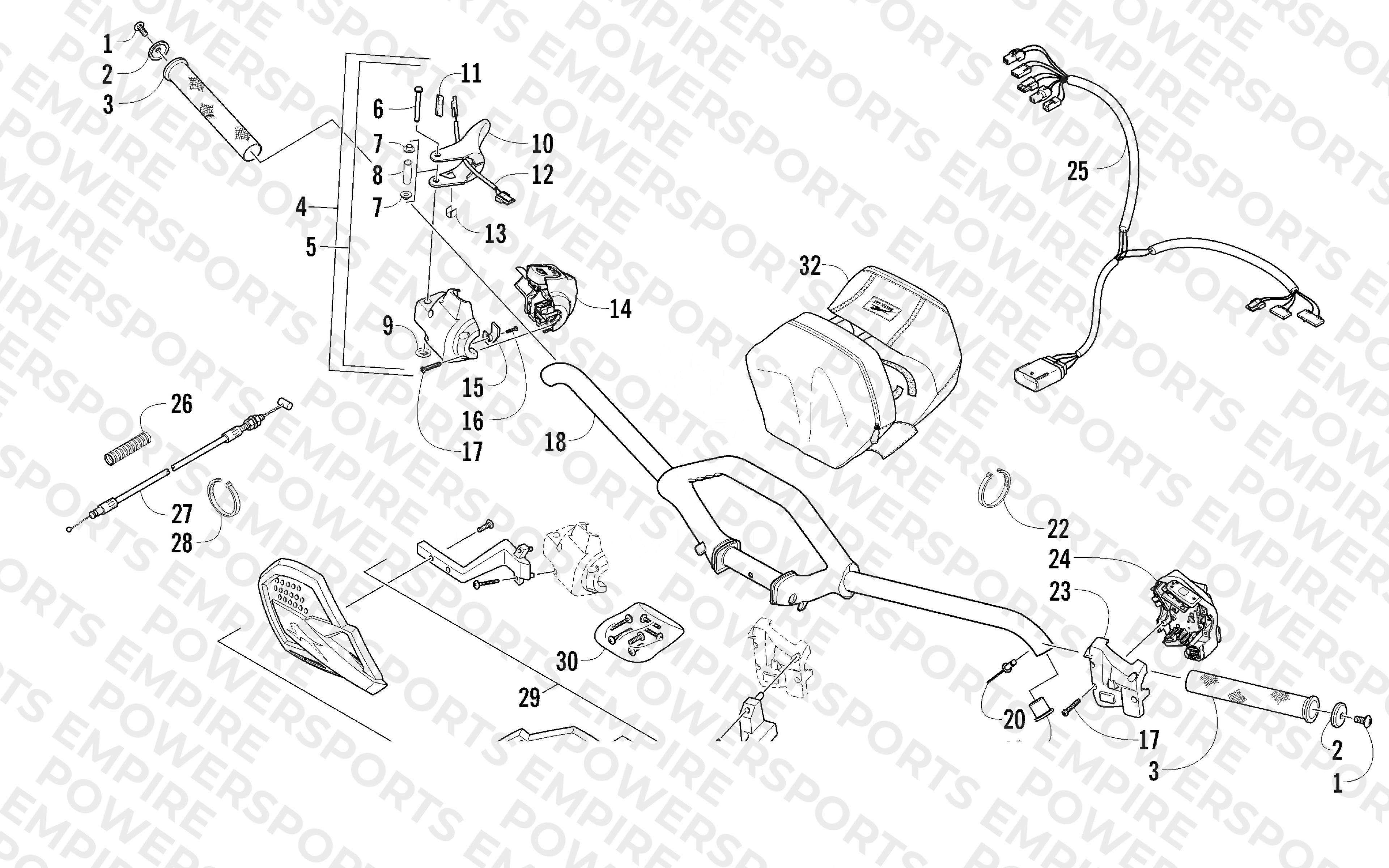 HANDLEBAR AND CONTROLS
