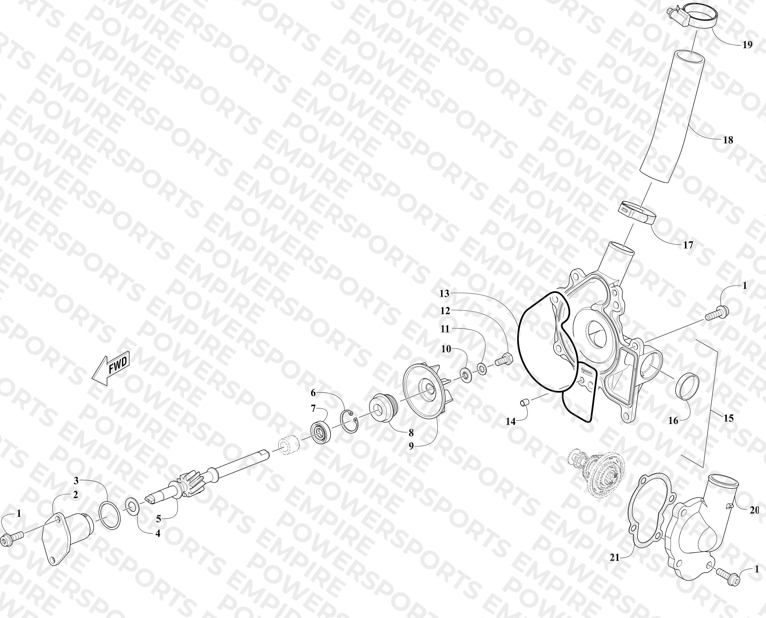 WATER PUMP ASSEMBLY