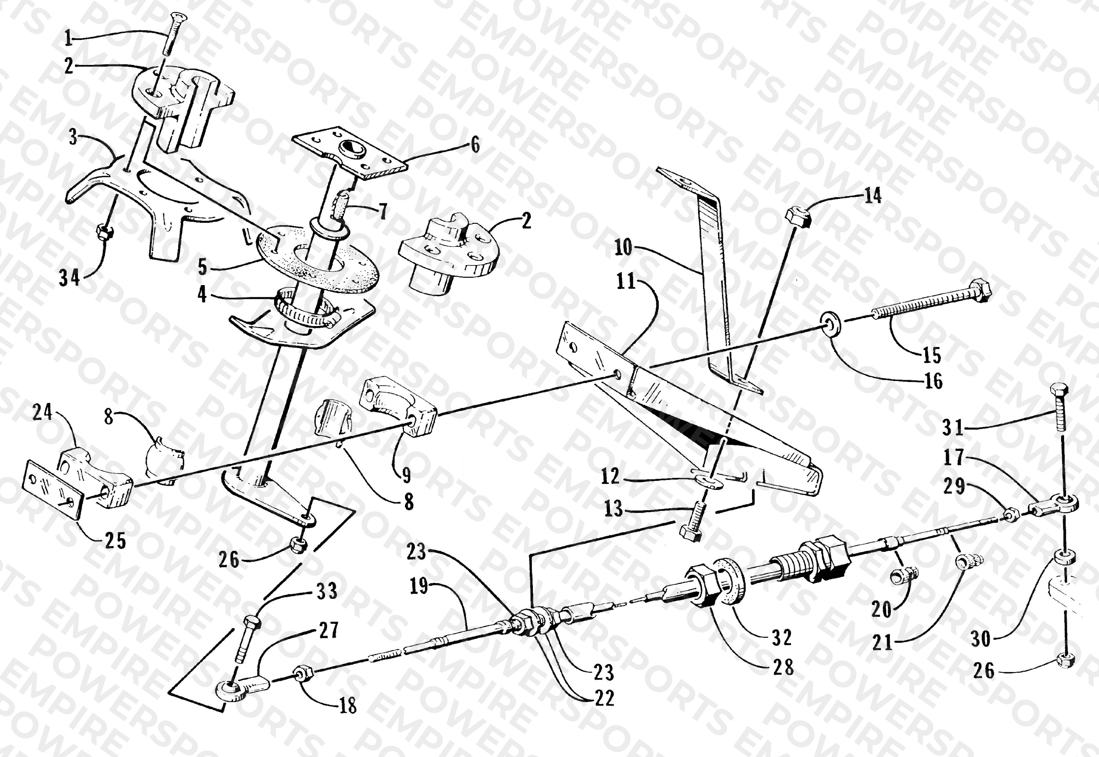 STEERING POST ASSEMBLY