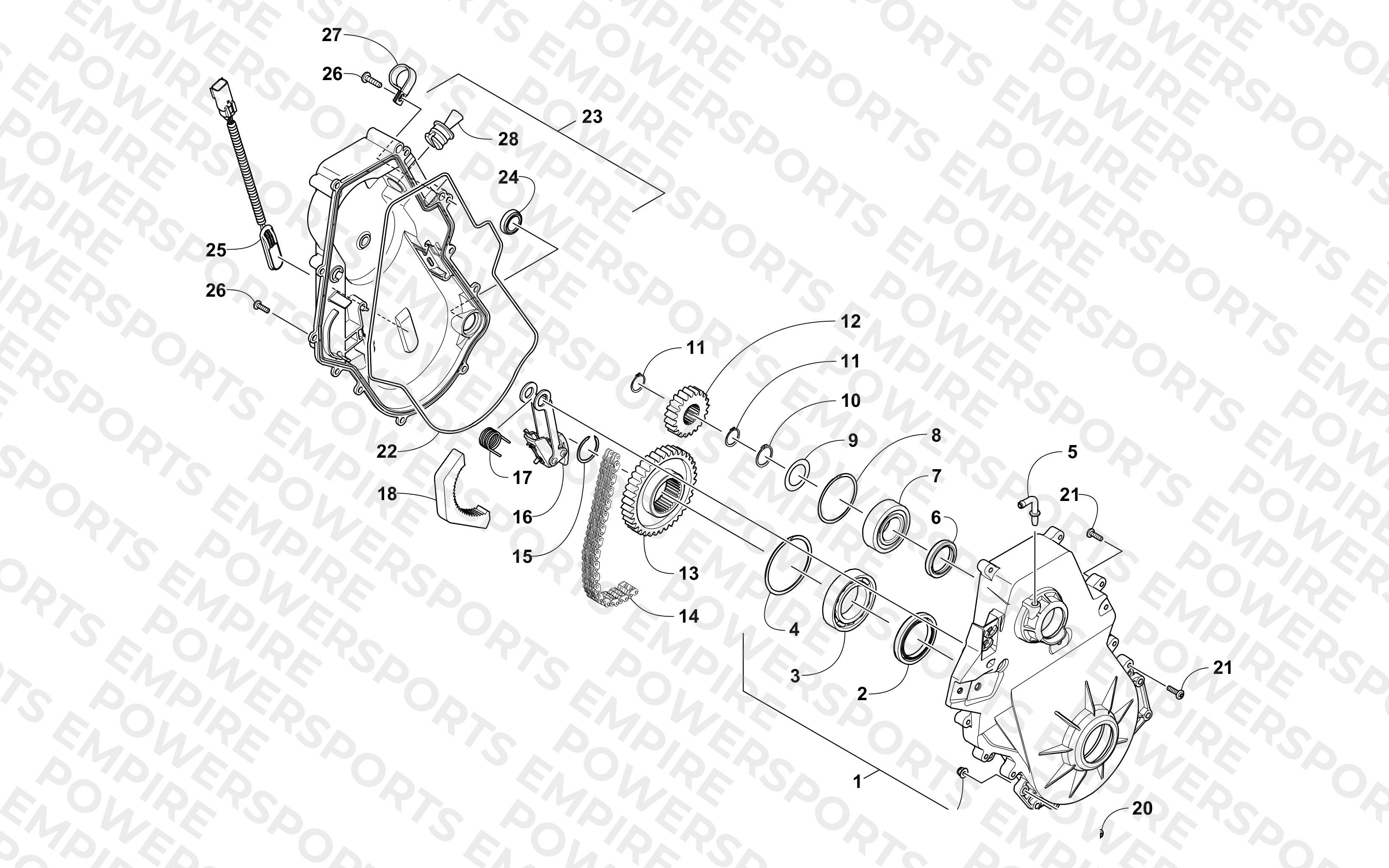 CHAIN CASE ASSEMBLY
