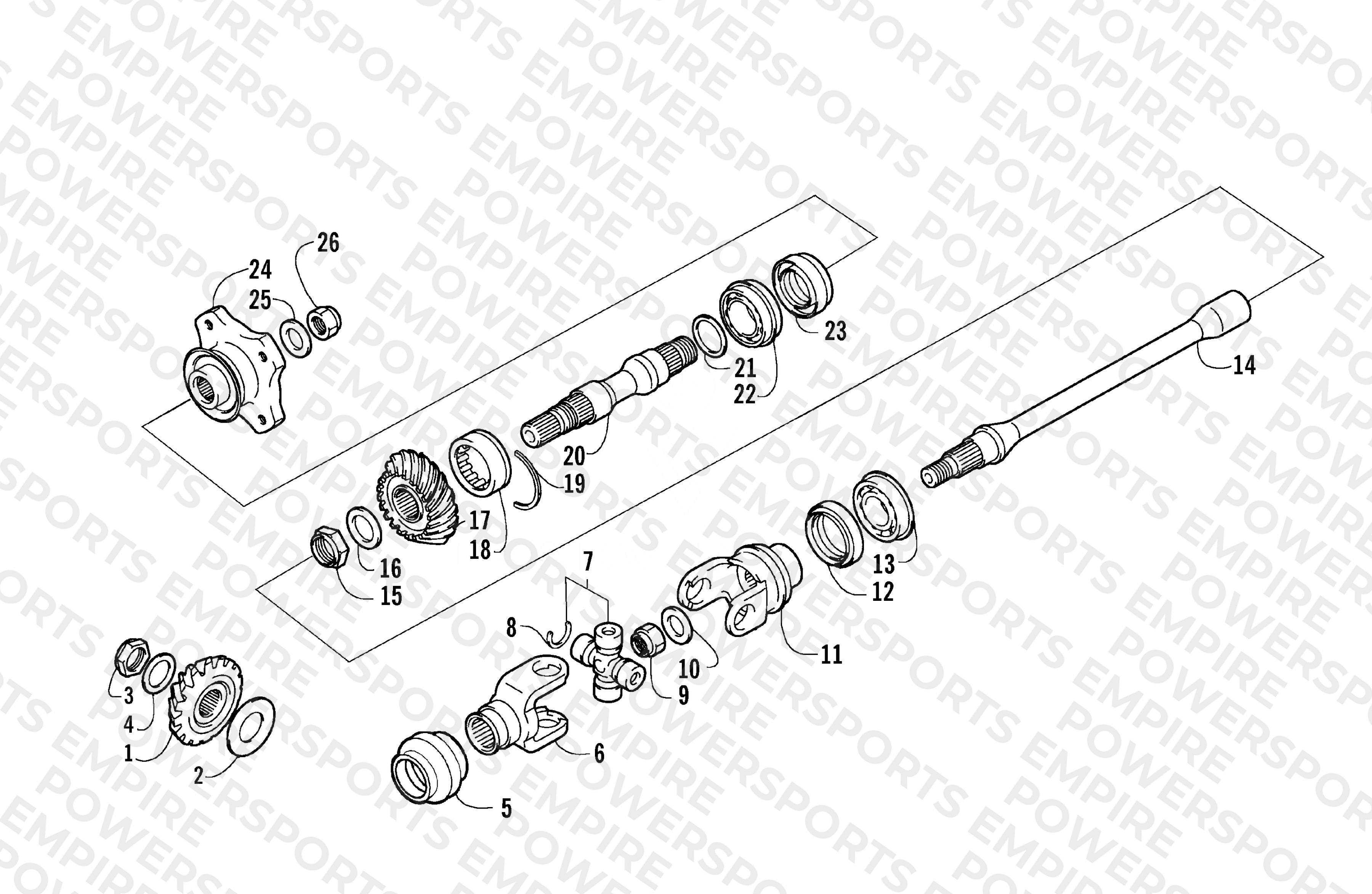 SECONDARY DRIVE ASSEMBLY