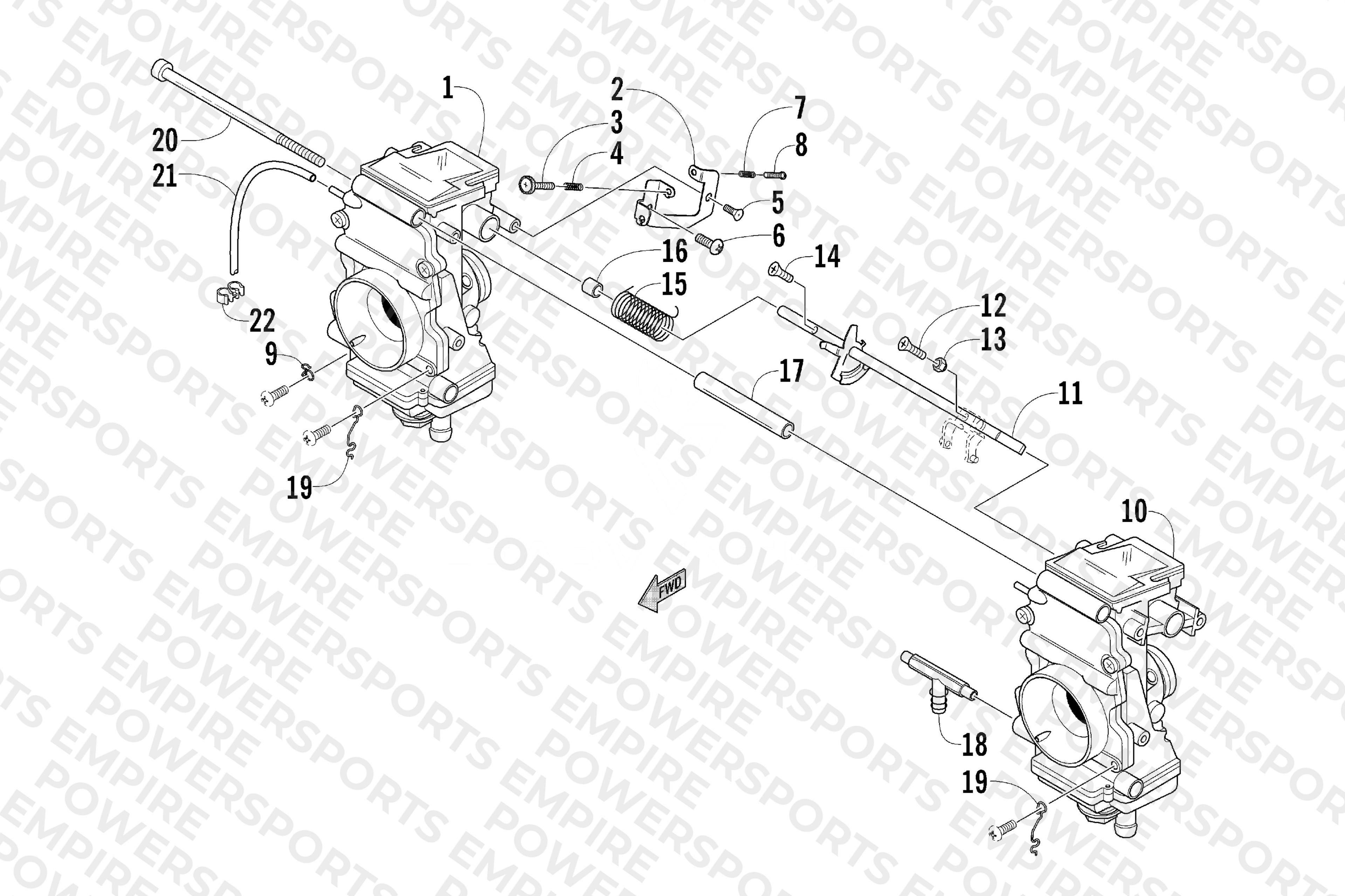 CARBURETOR, EXTERNAL PARTS