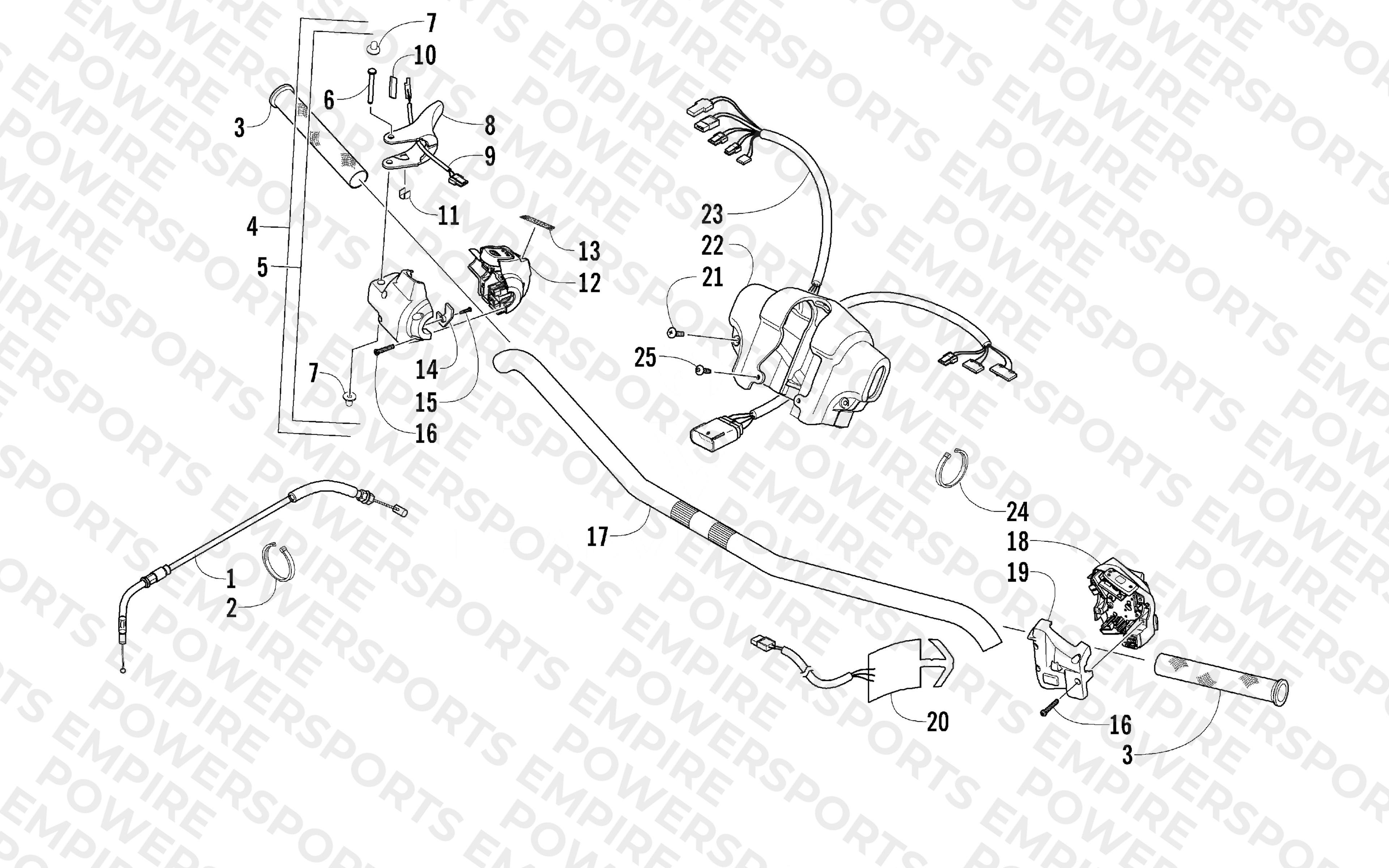 HANDLEBAR AND CONTROLS