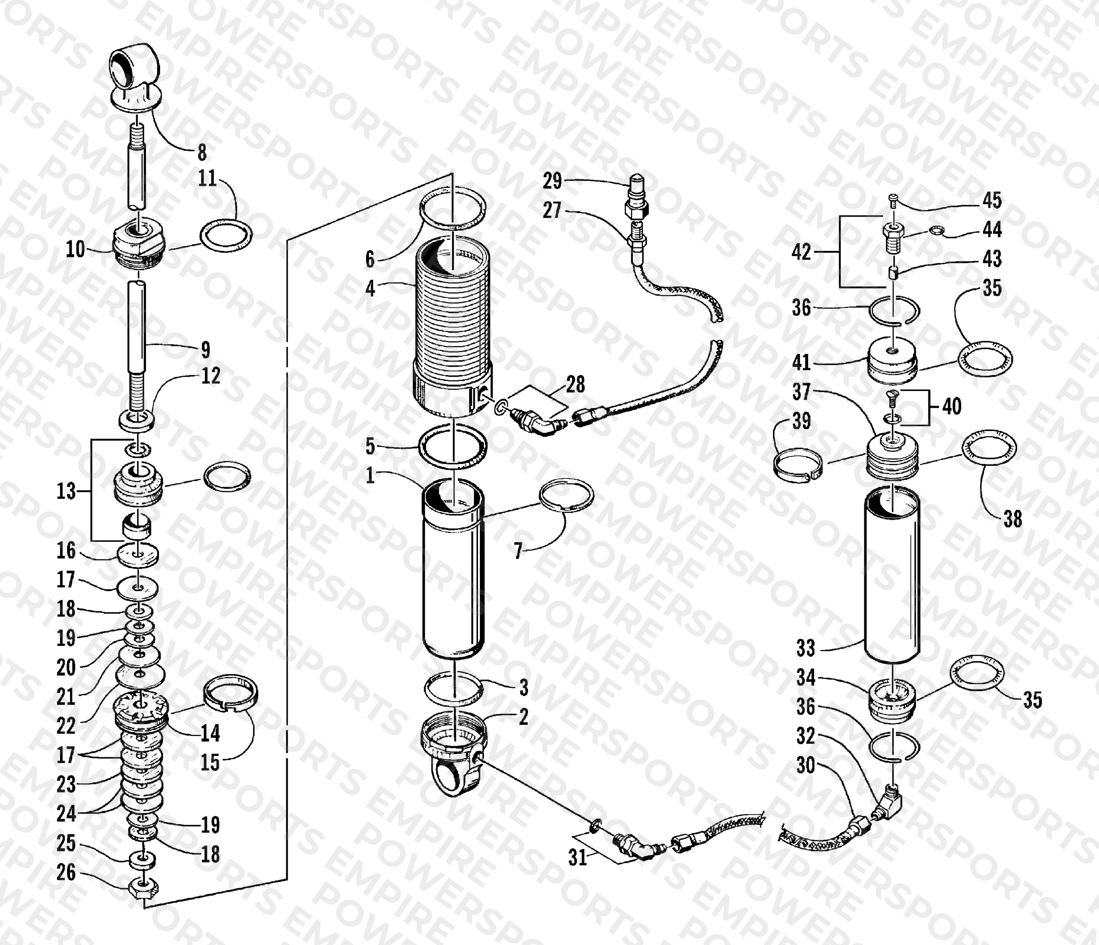 REAR SUSPENSION - FRONT ARM SHOCK ABSORBER