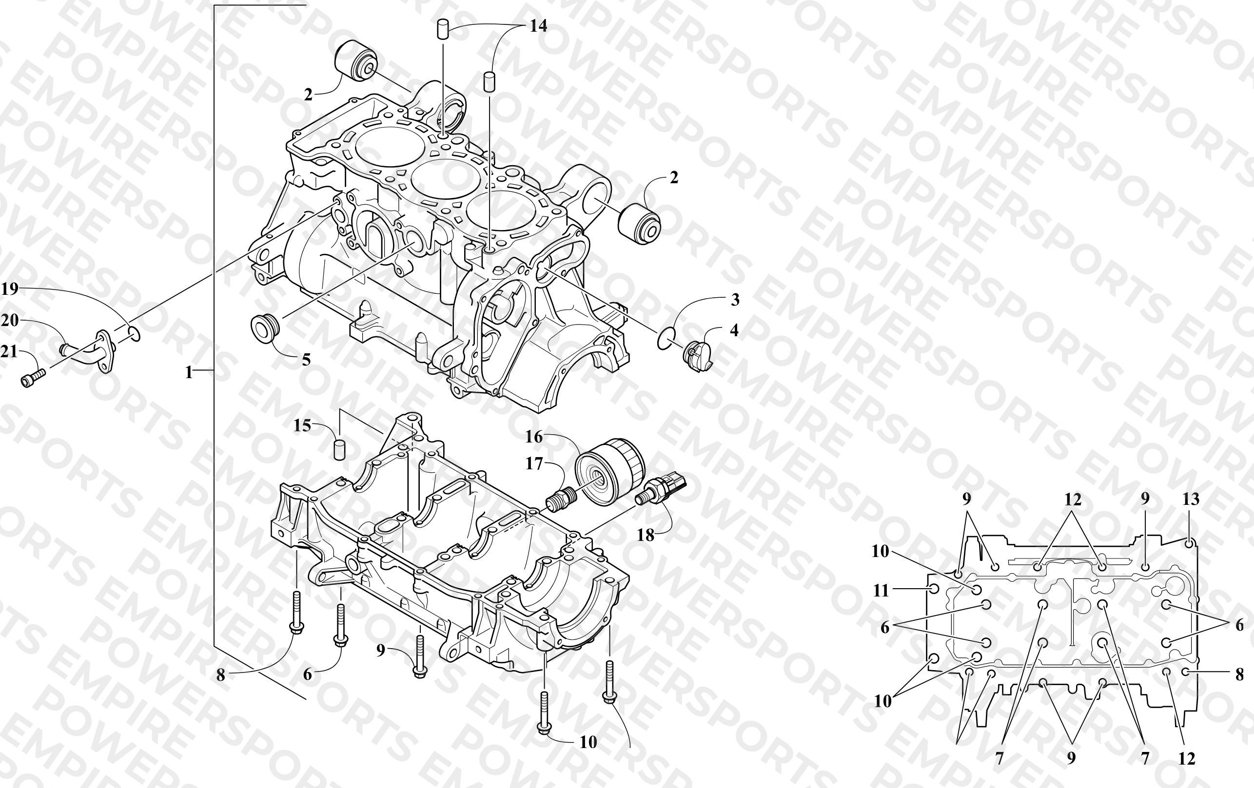 CRANKCASE ASSEMBLY