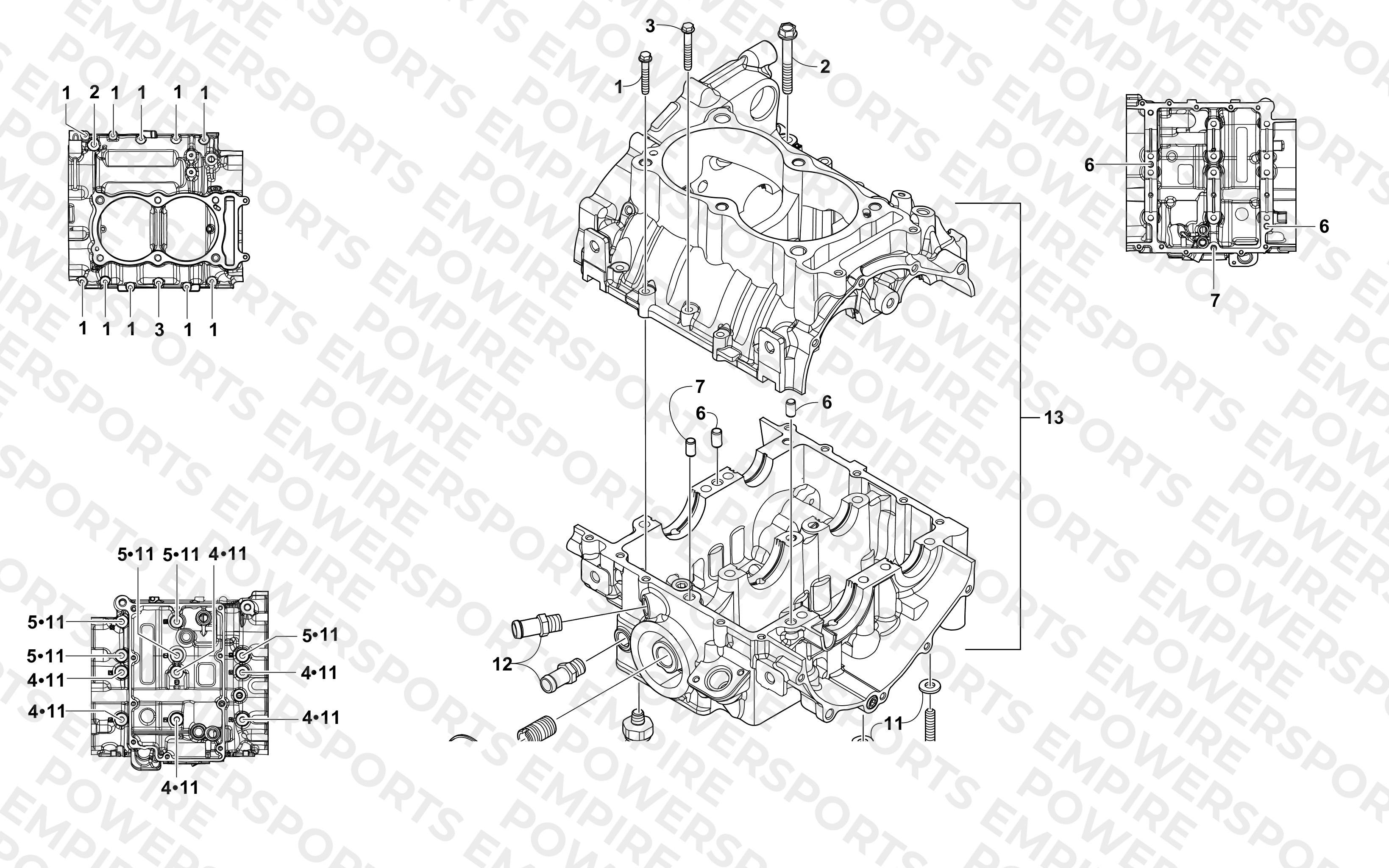 CRANKCASE ASSEMBLY
