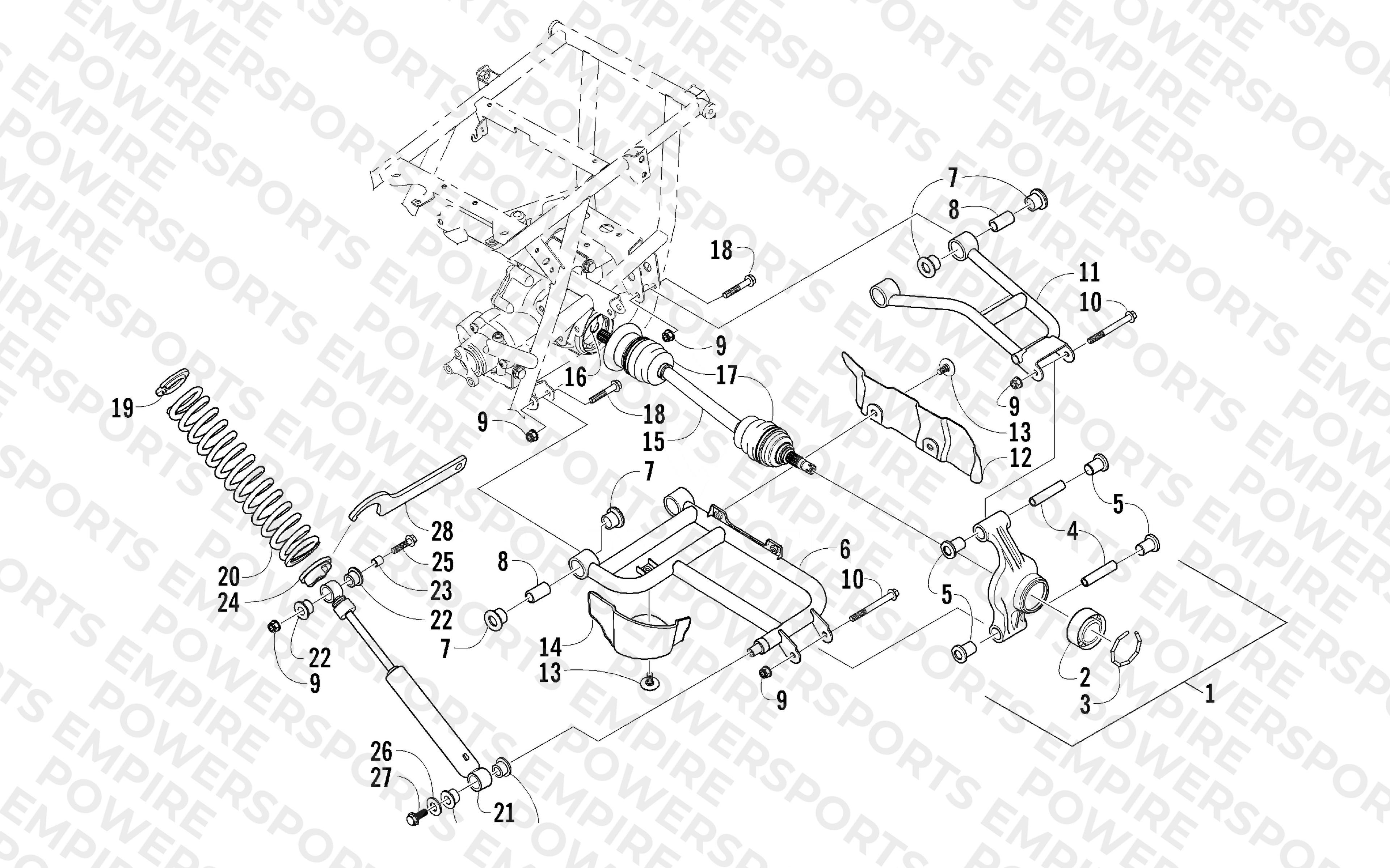REAR SUSPENSION ASSEMBLY