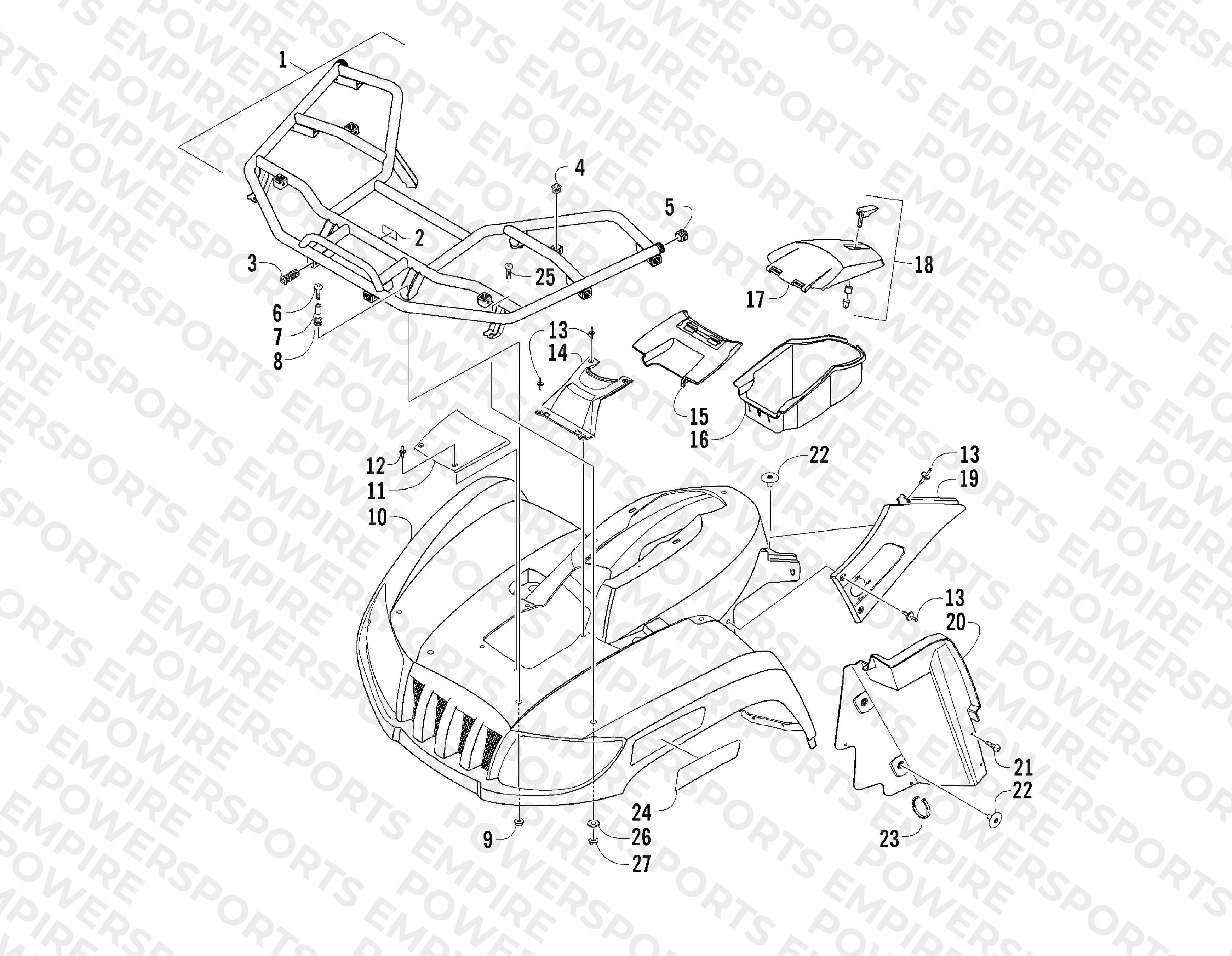 FRONT BODY PANEL ASSEMBLY
