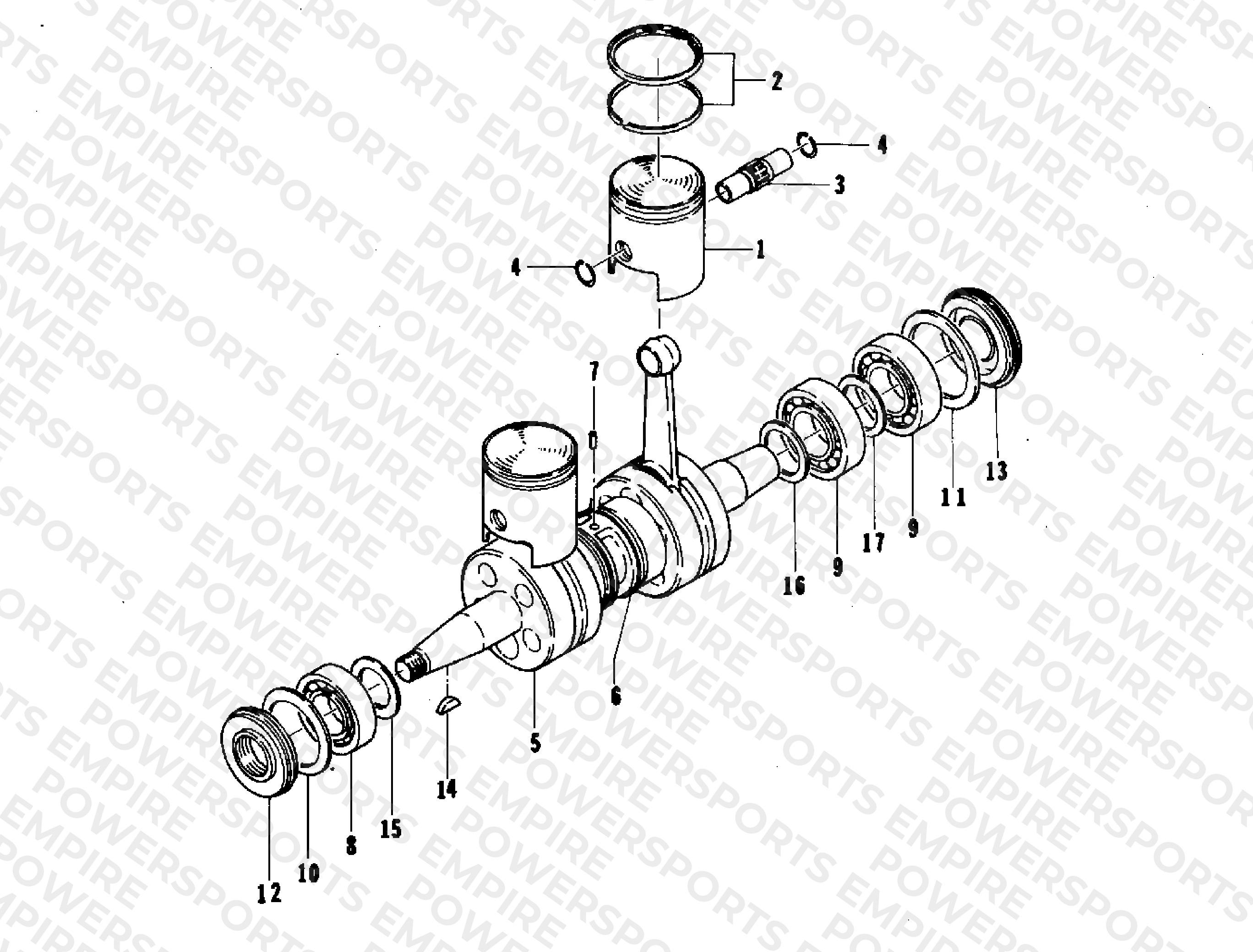 PISTON AND CRANKSHAFT