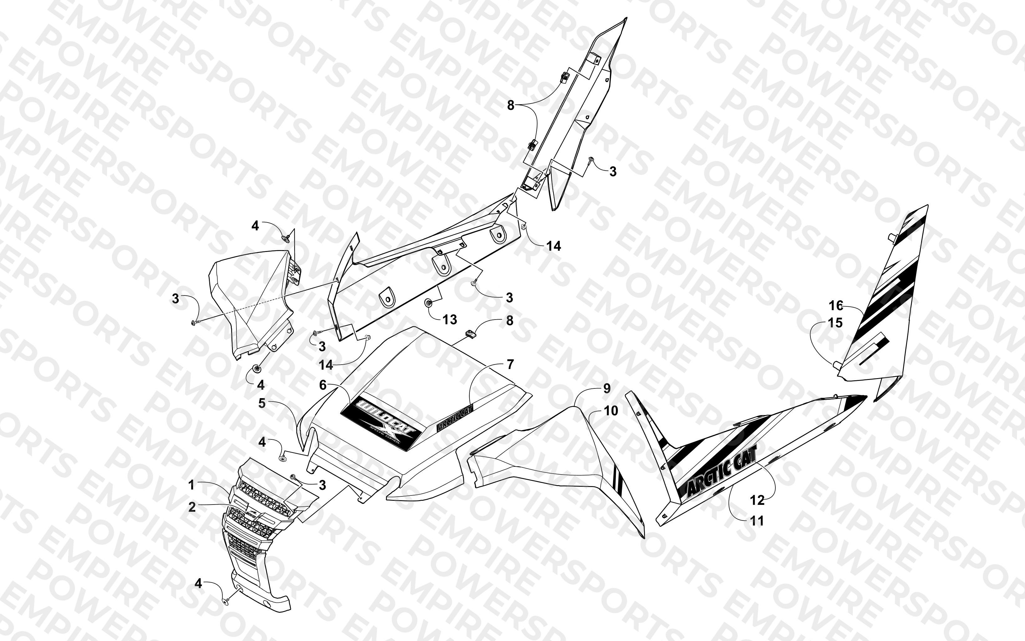 FRONT AND SIDE PANEL ASSEMBLIES