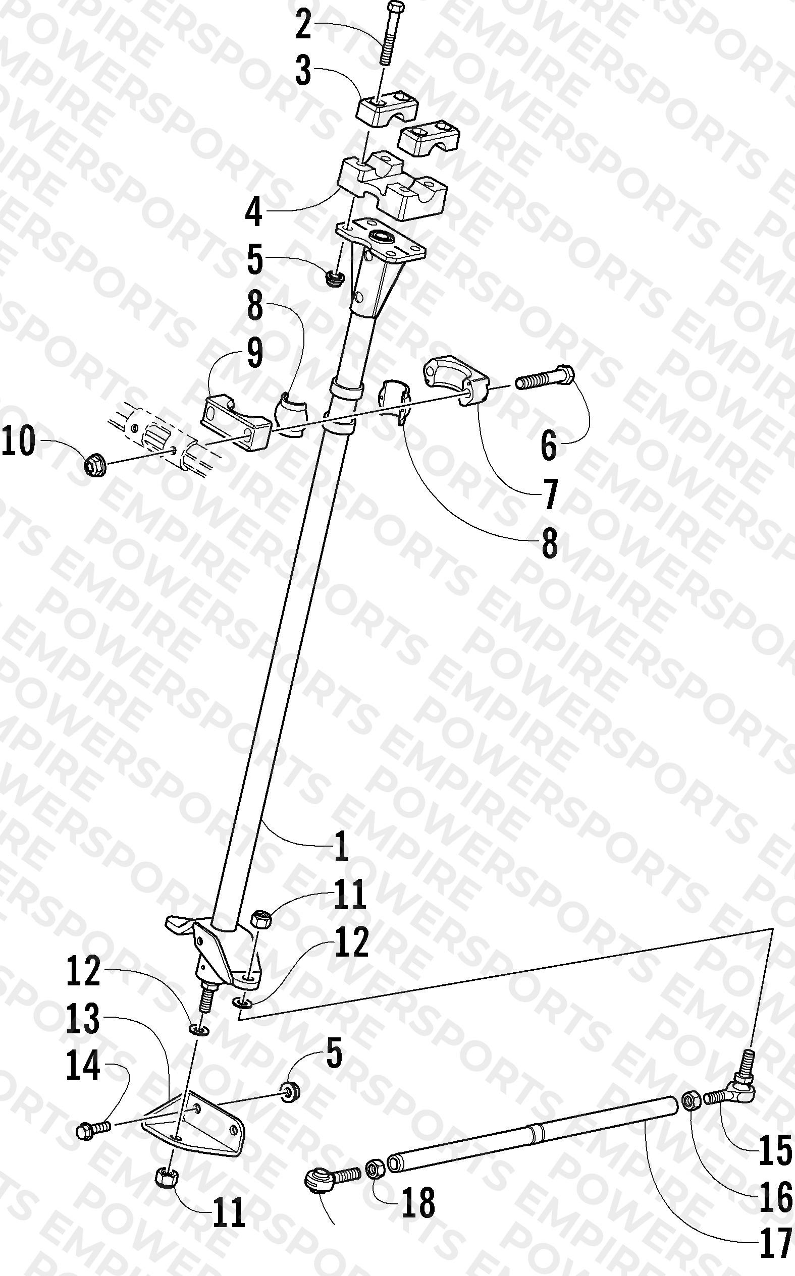 STEERING POST ASSEMBLY