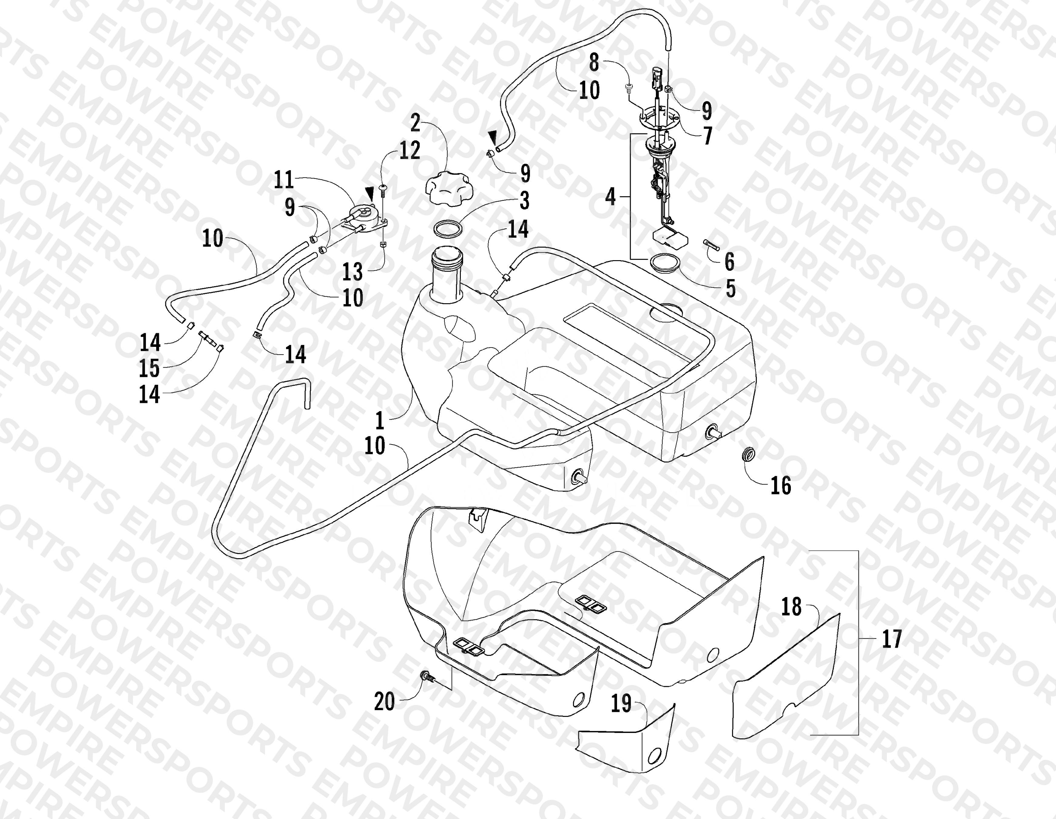 GAS TANK ASSEMBLY