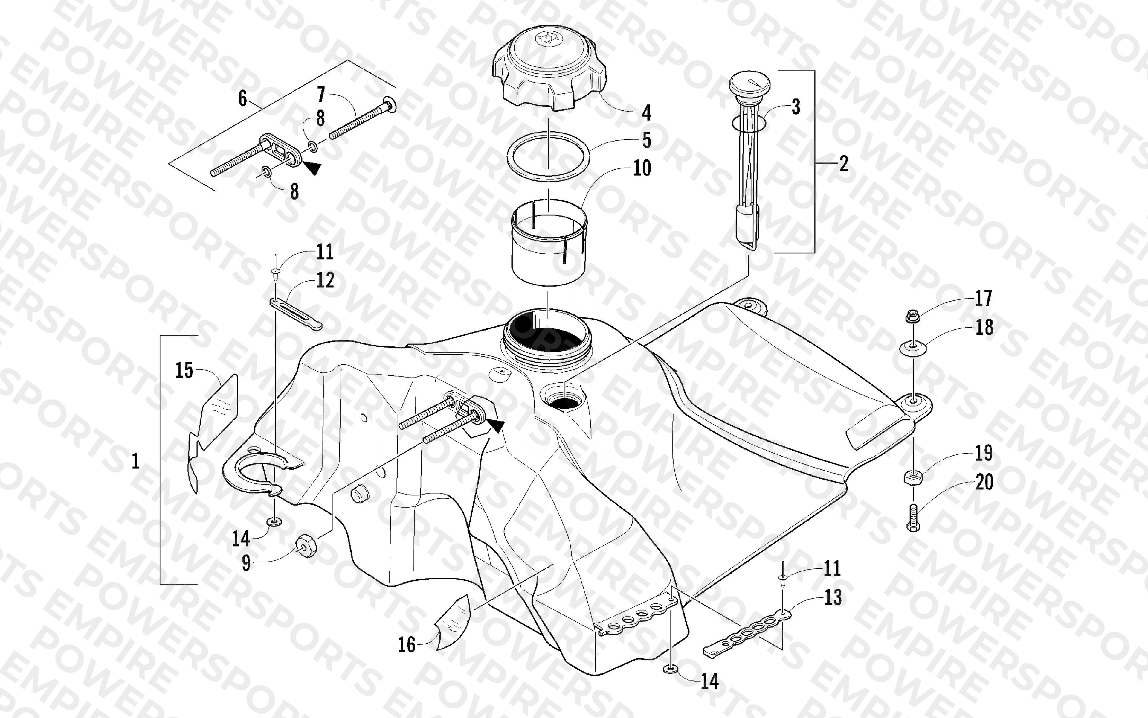 GAS TANK ASSEMBLY