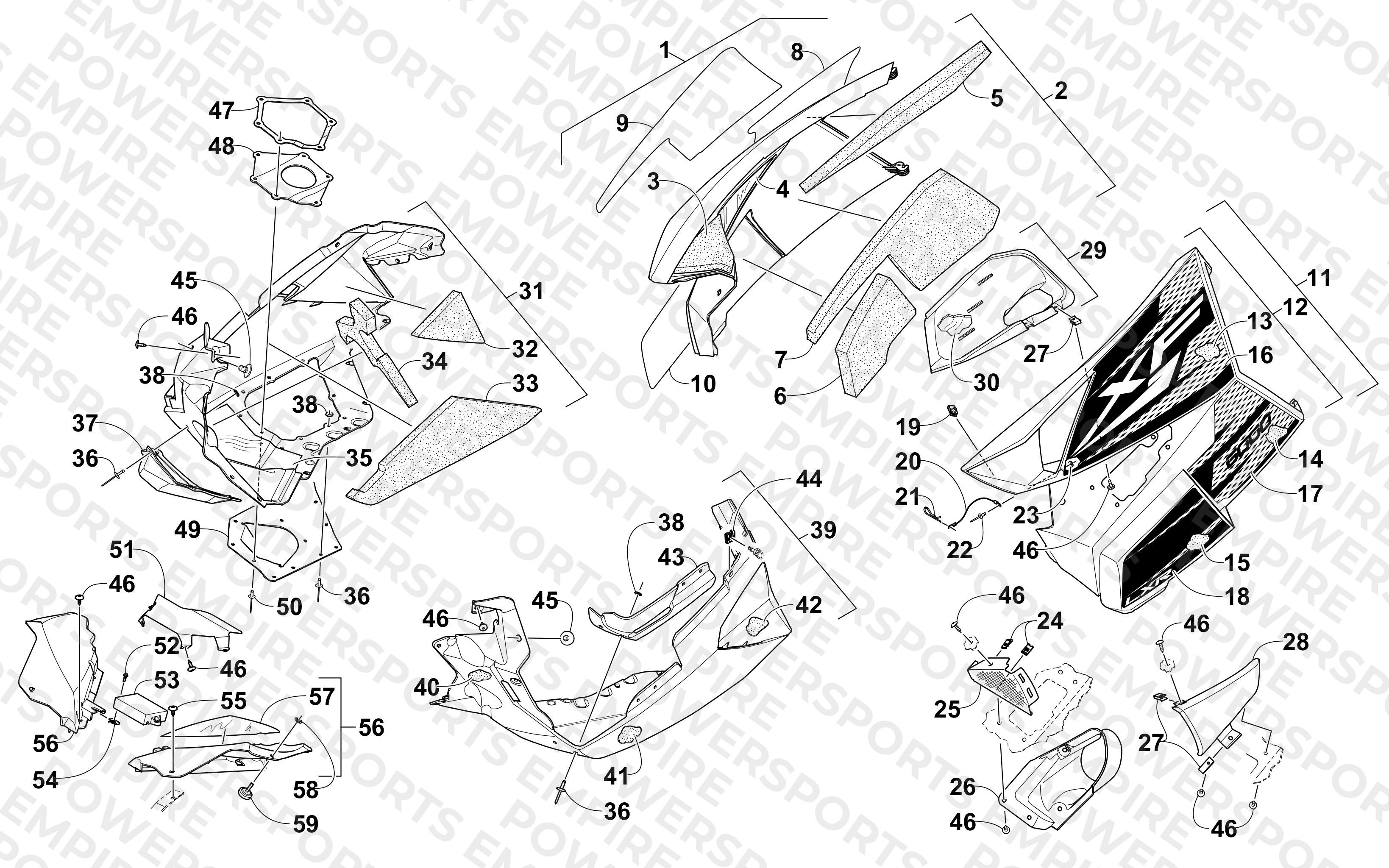 SKID PLATE AND SIDE PANEL ASSEMBLY