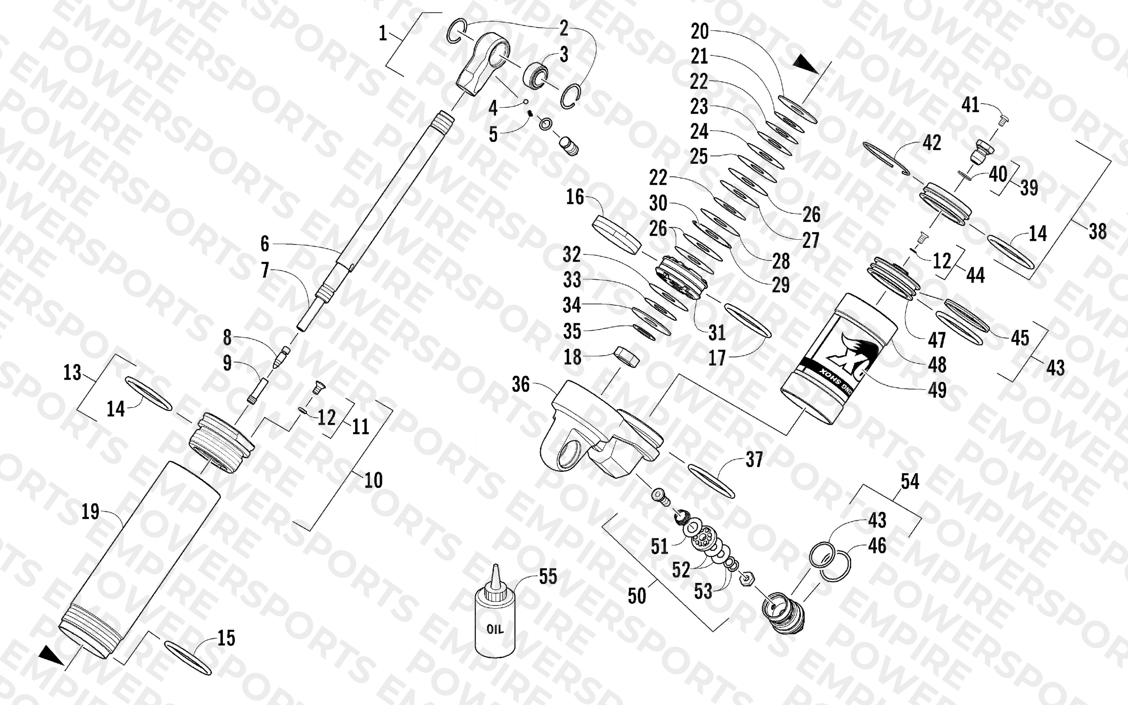 REAR SUSPENSION REAR ARM SHOCK ABSORBER