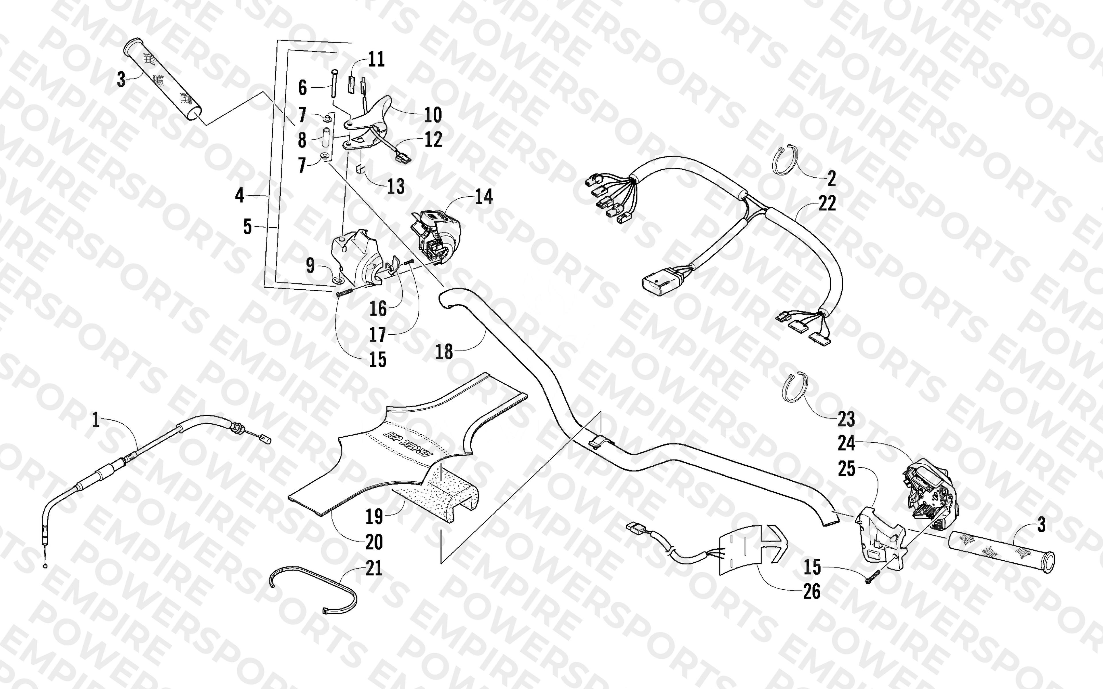 HANDLEBAR AND CONTROLS