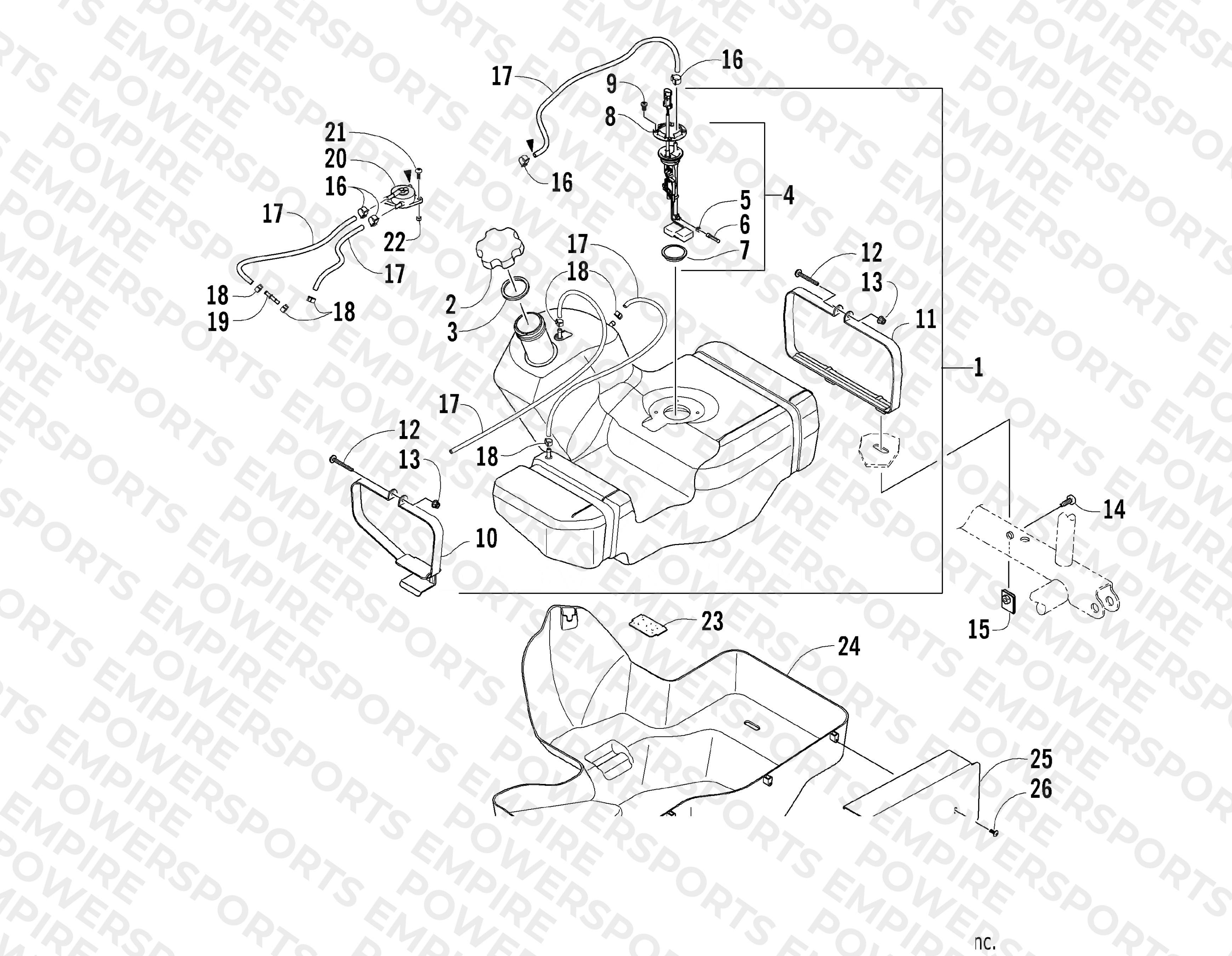 GAS TANK ASSEMBLY