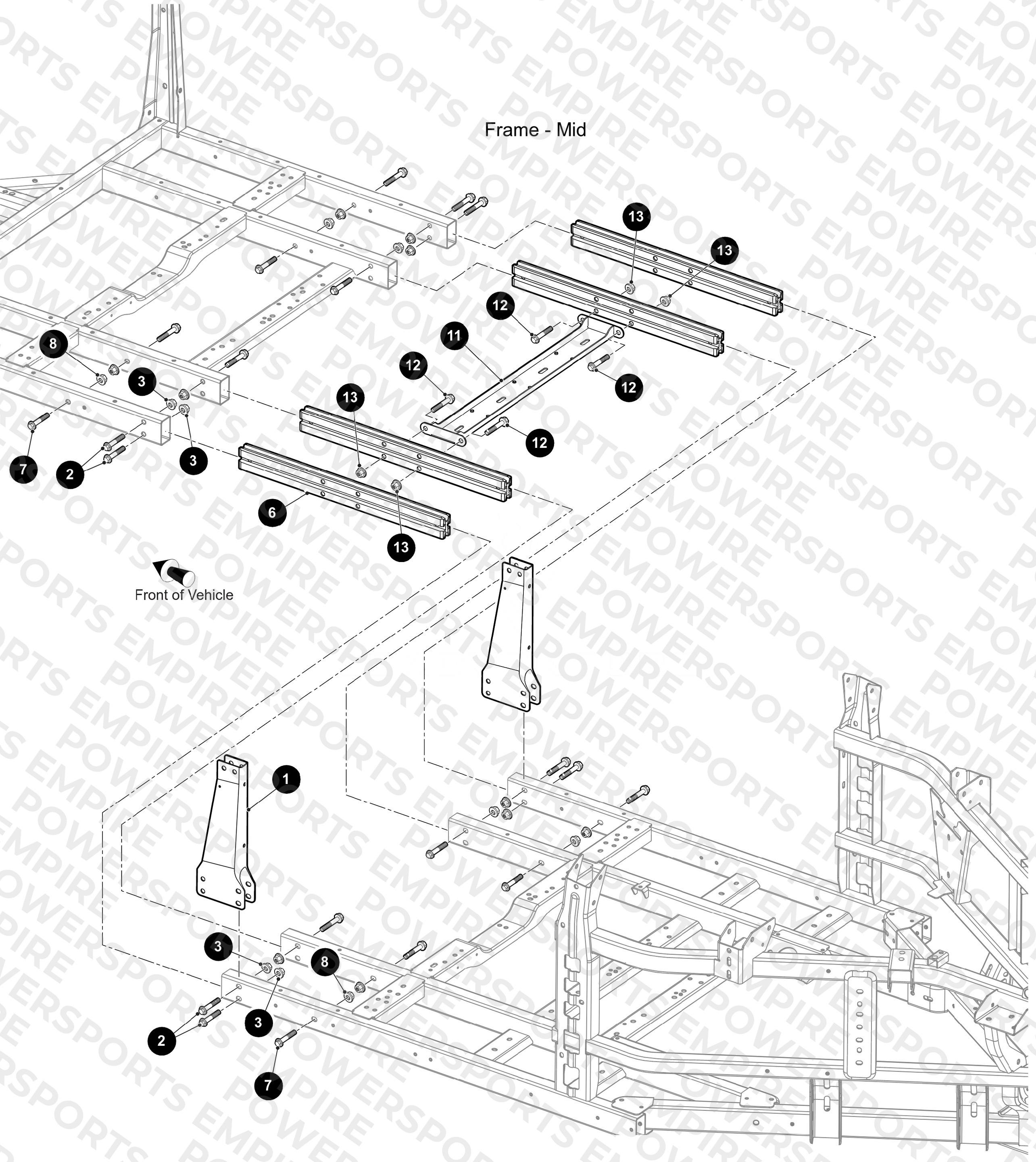 FRAME - SEAT UPRIGHT