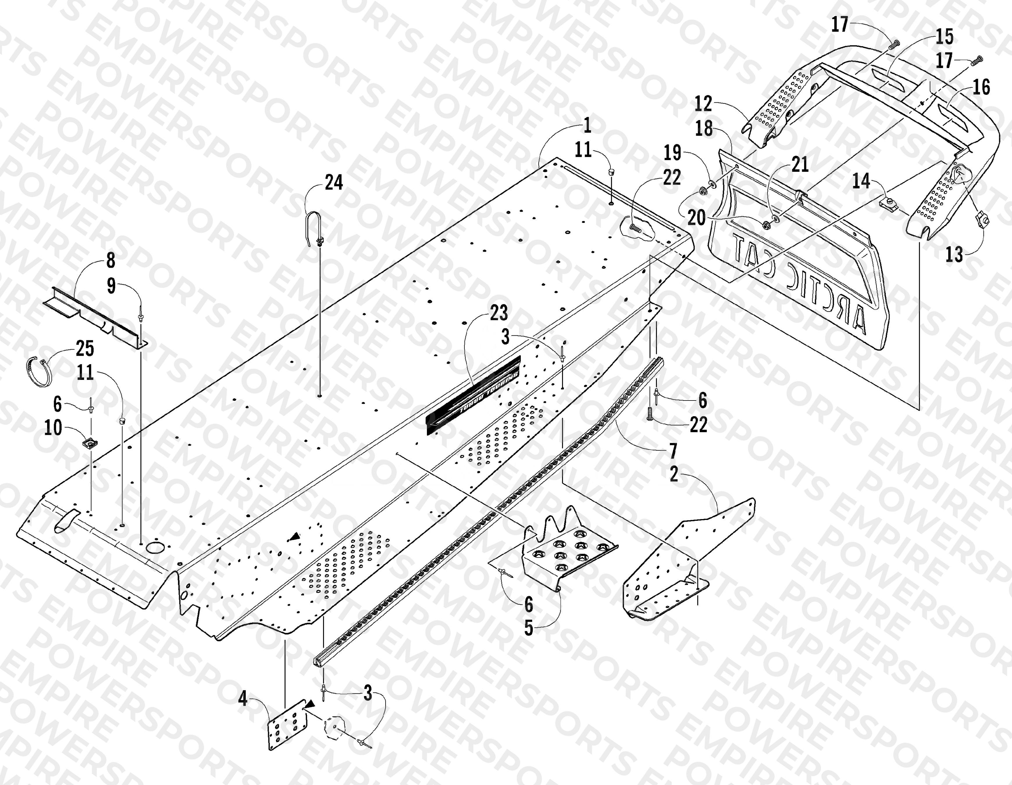 TUNNEL AND REAR BUMPER