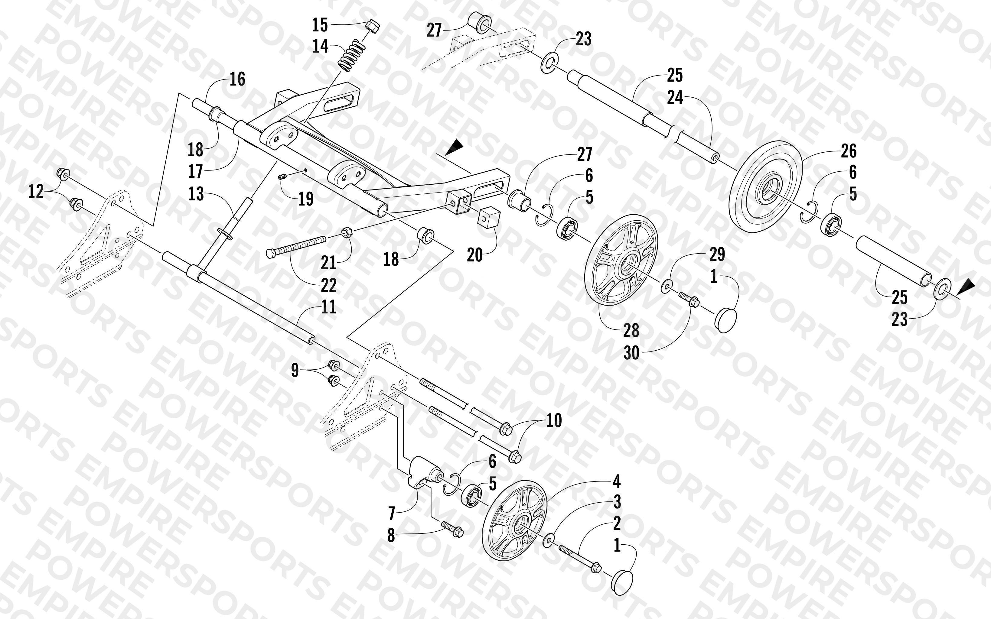 ARTICULATING SKID FRAME ASSEMBLY