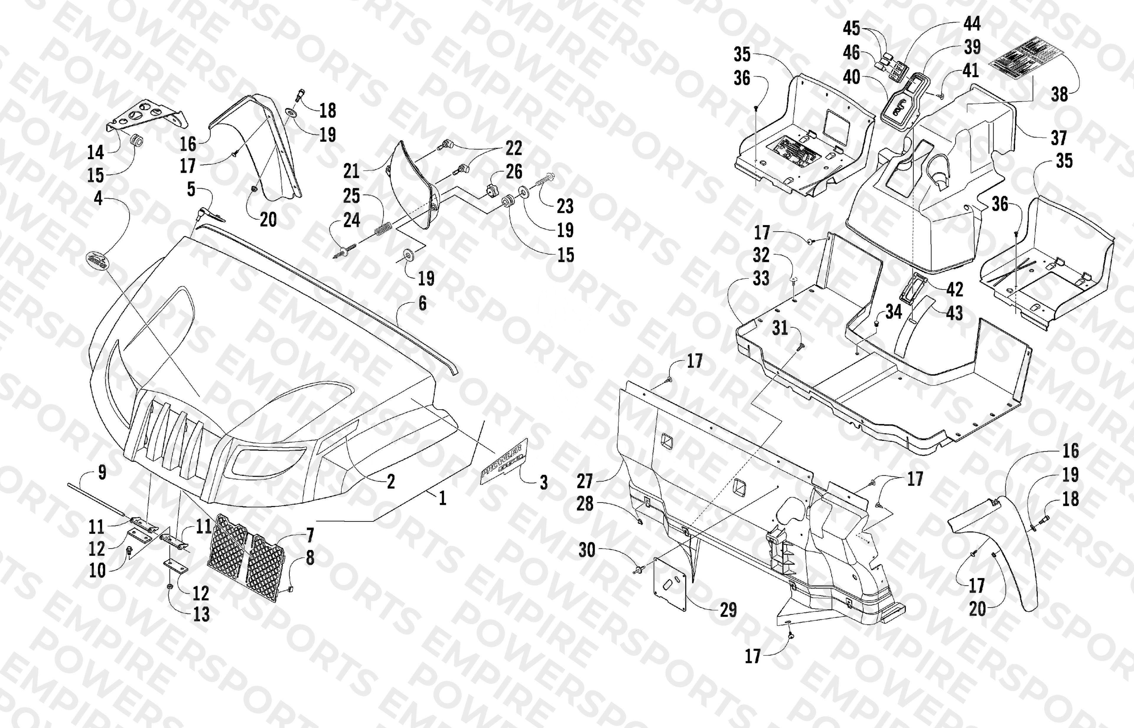 FRONT BODY PANEL ASSEMBLY