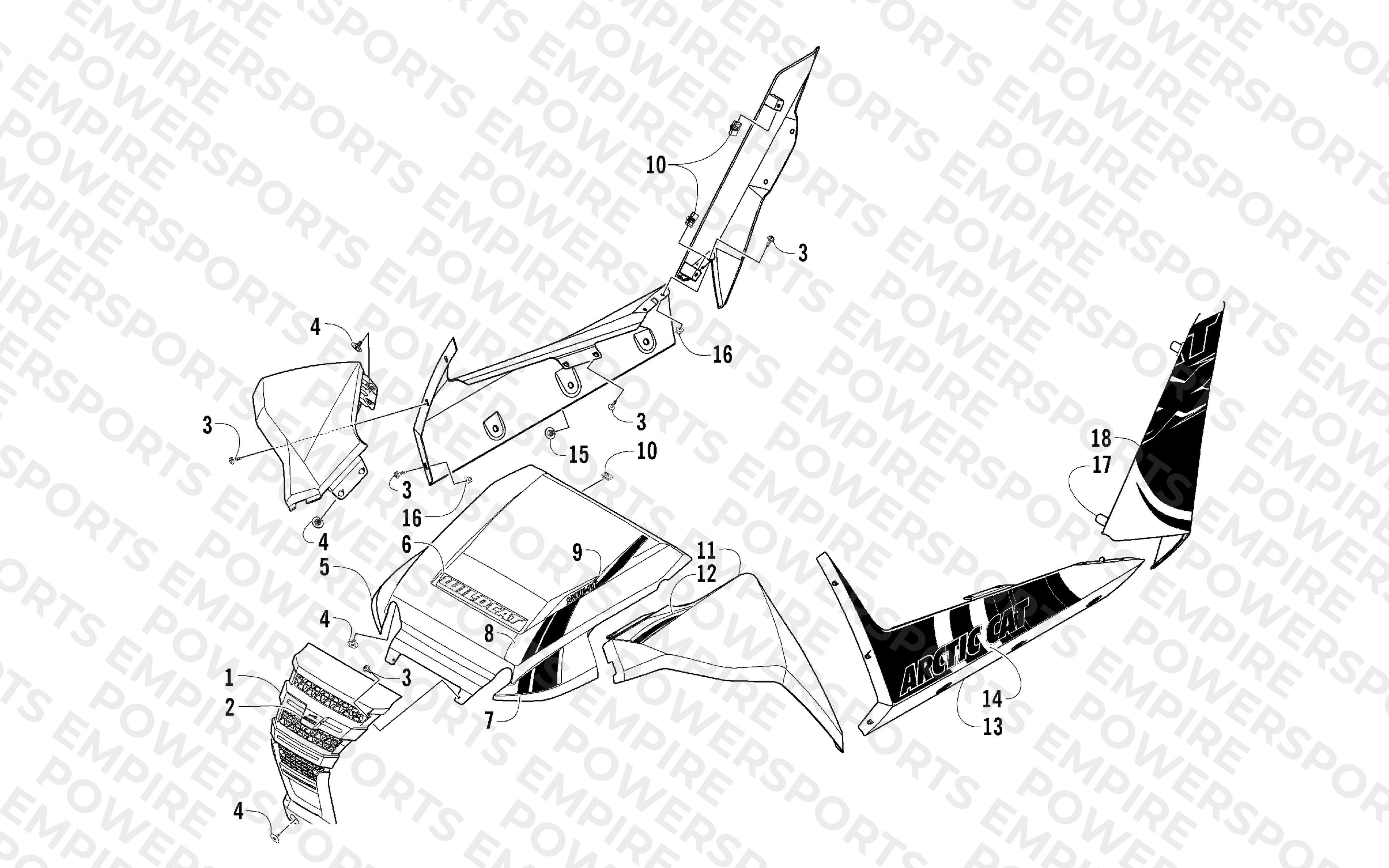FRONT AND SIDE PANEL ASSEMBLIES