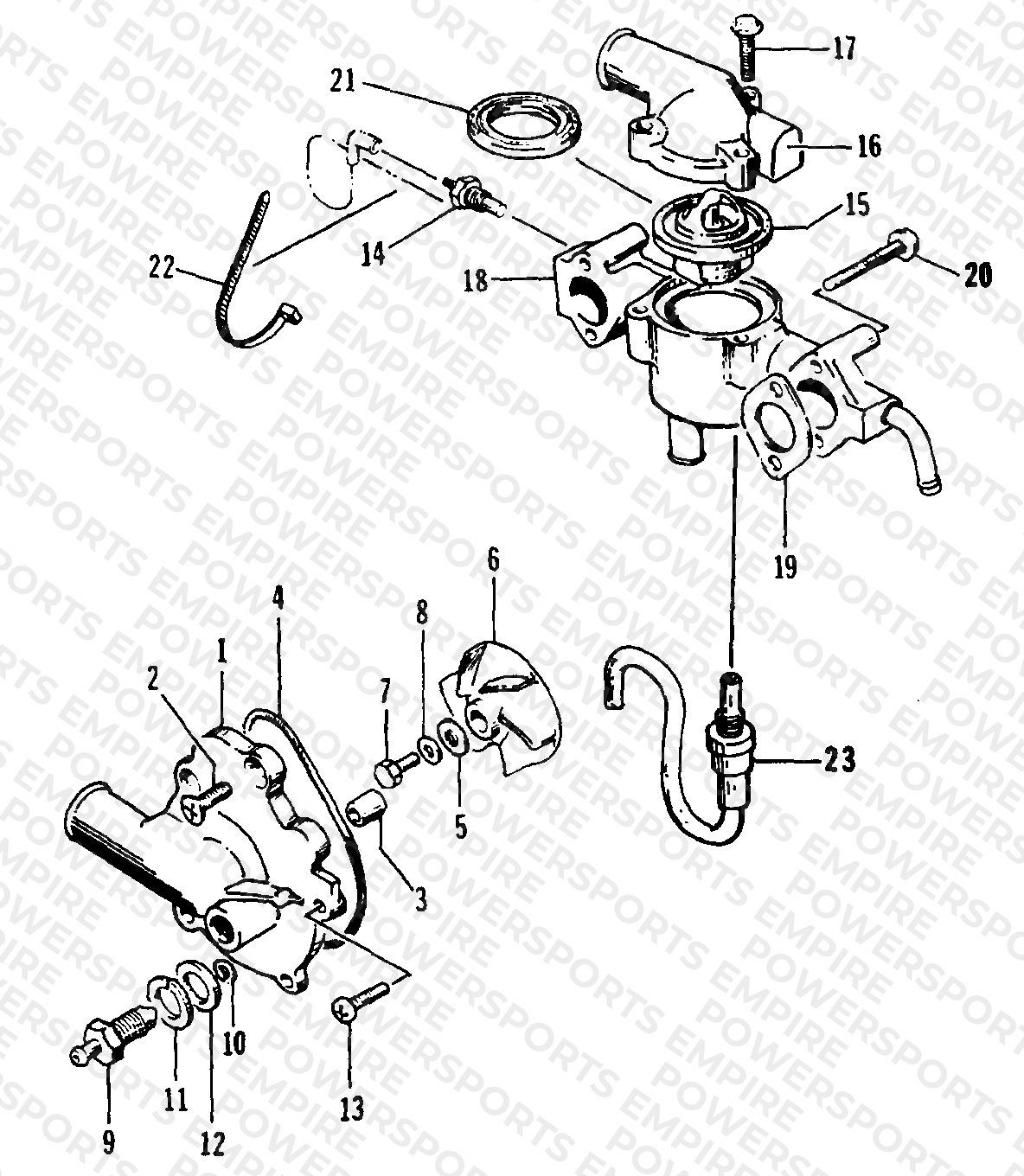 WATER PUMP/WATER MANIFOLD