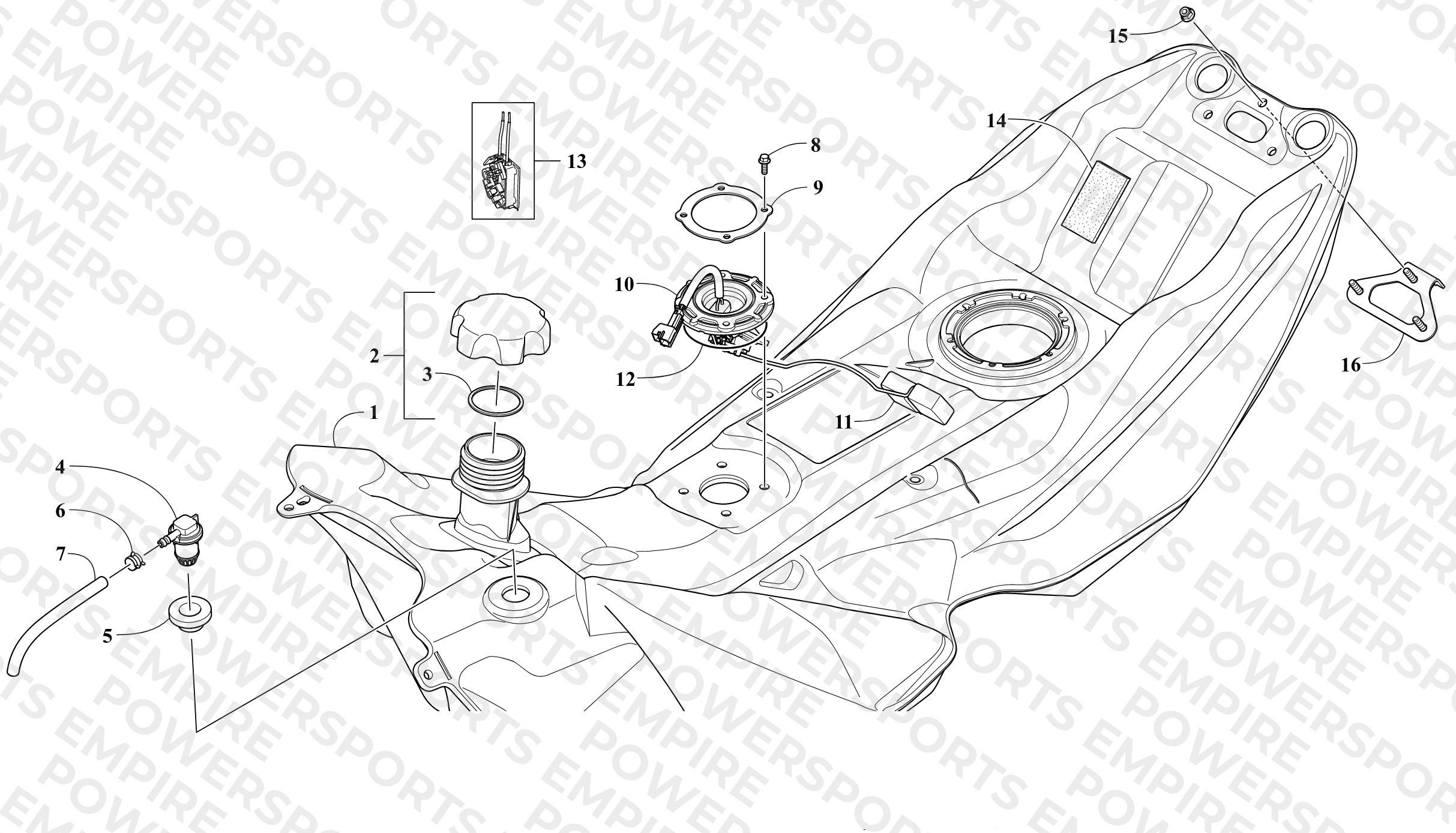 GAS TANK ASSEMBLY