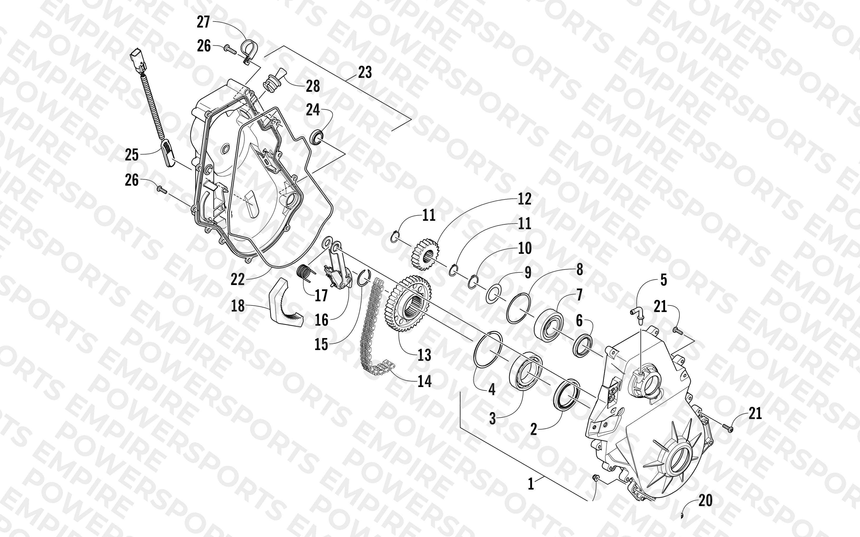 CHAIN CASE ASSEMBLY