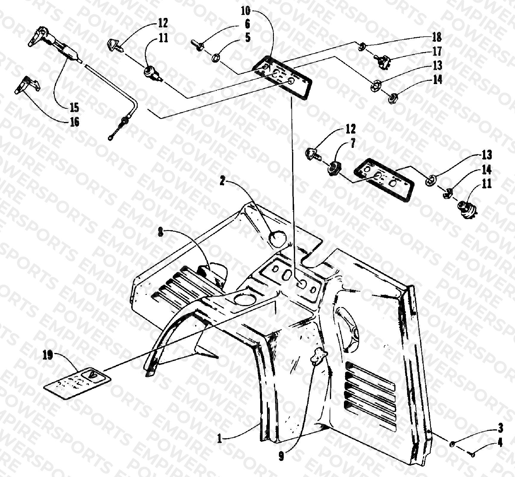 CONSOLE AND SWITCH ASSEMBLIES