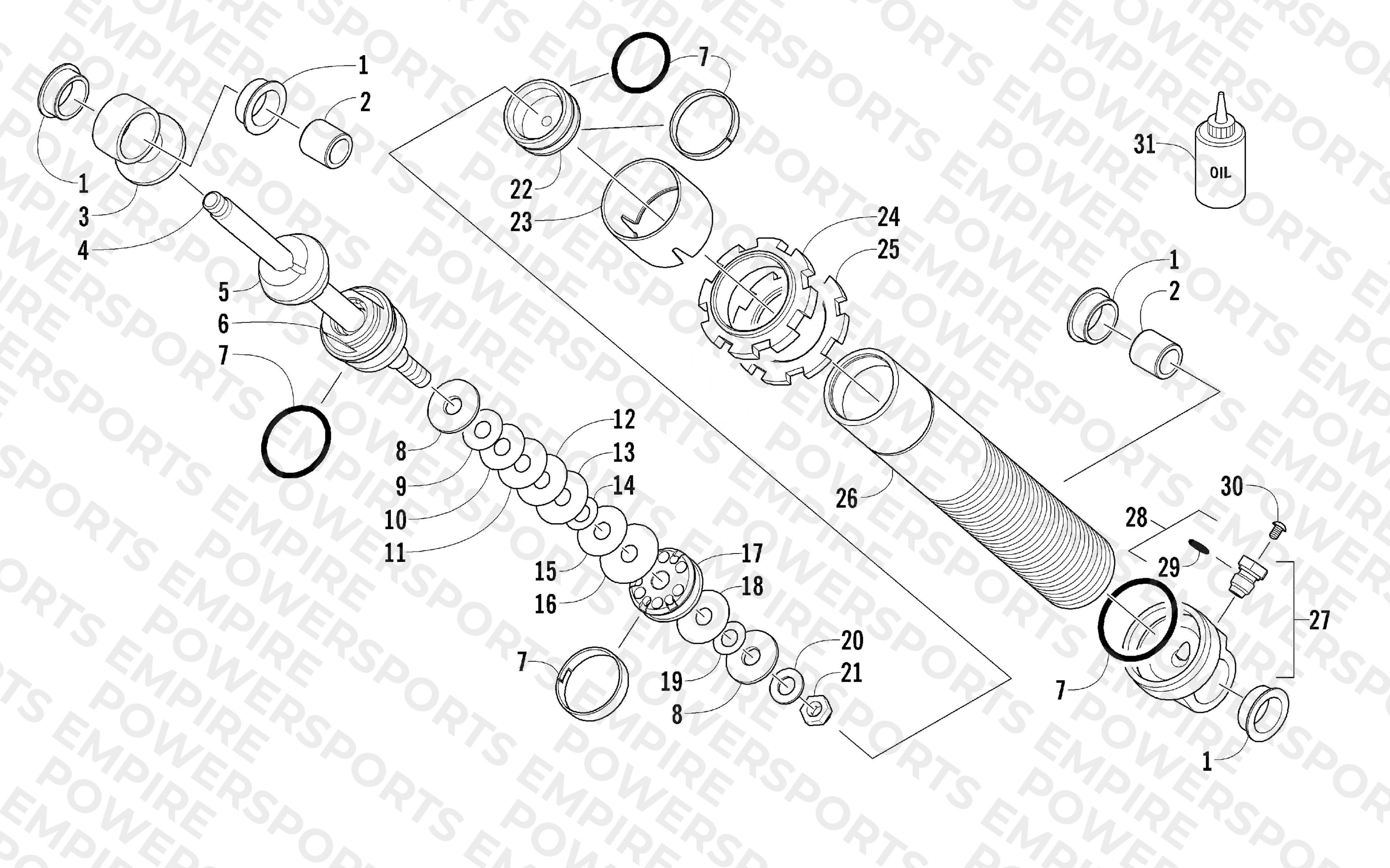 FRONT SUSPENSION SHOCK ABSORBER