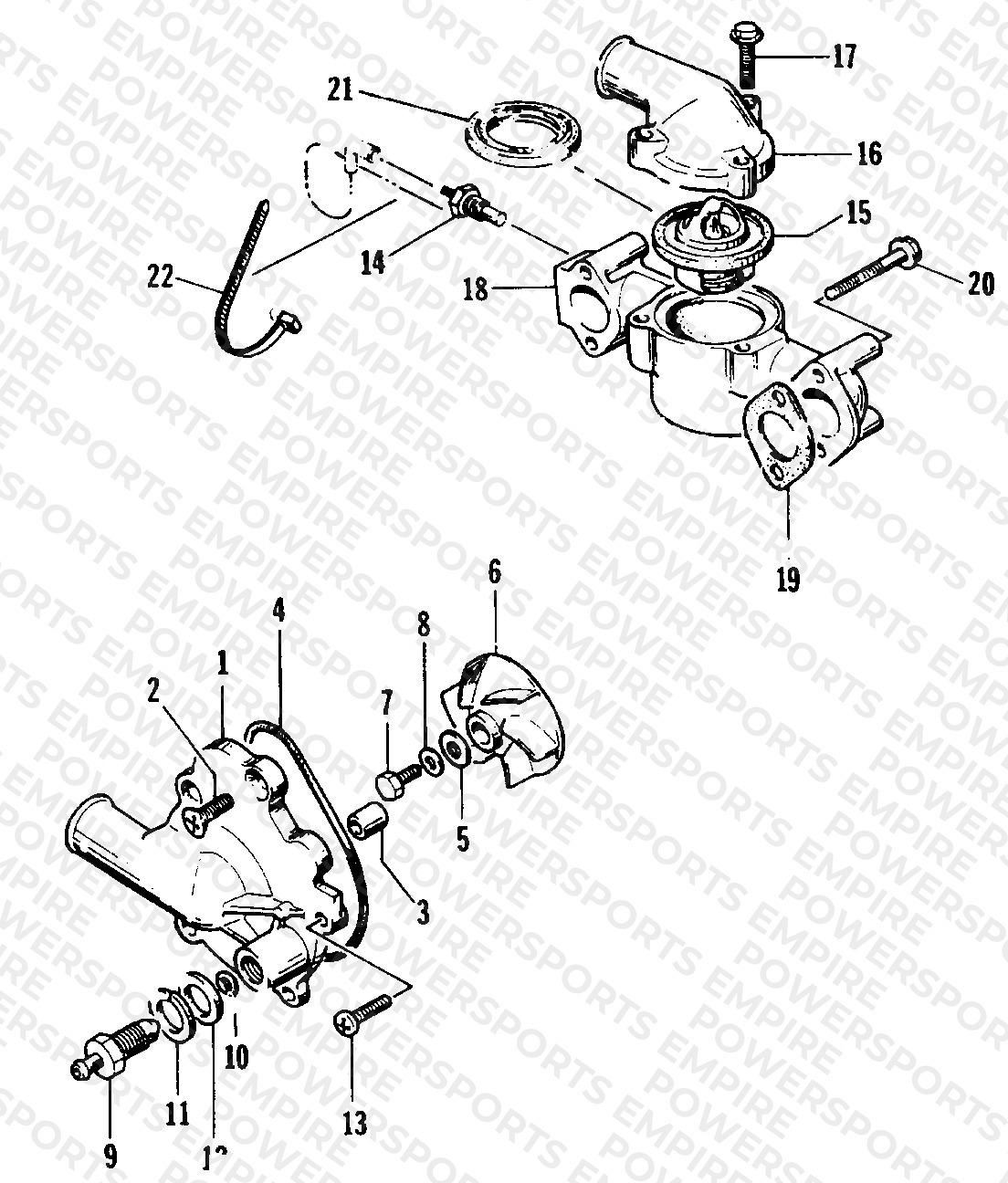 WATER PUMP/WATER MANIFOLD