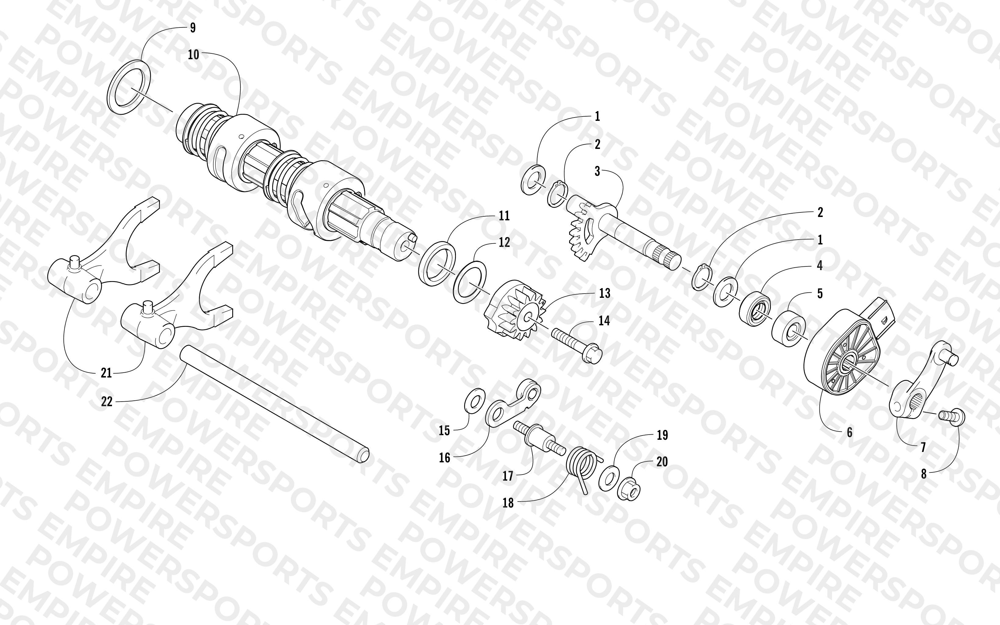 GEAR SHIFTING ASSEMBLY