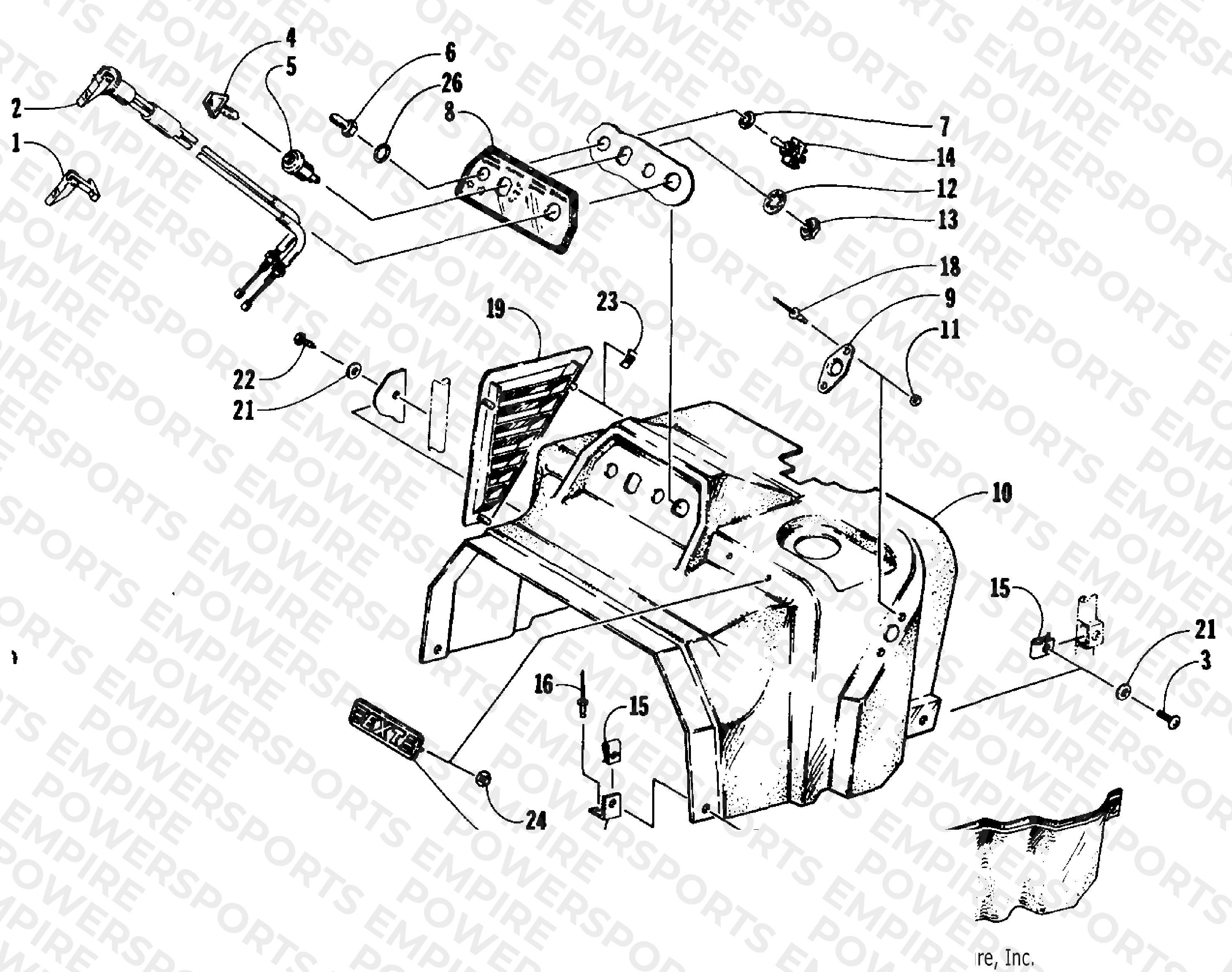 SWITCH AND CONSOLE ASSEMBLY