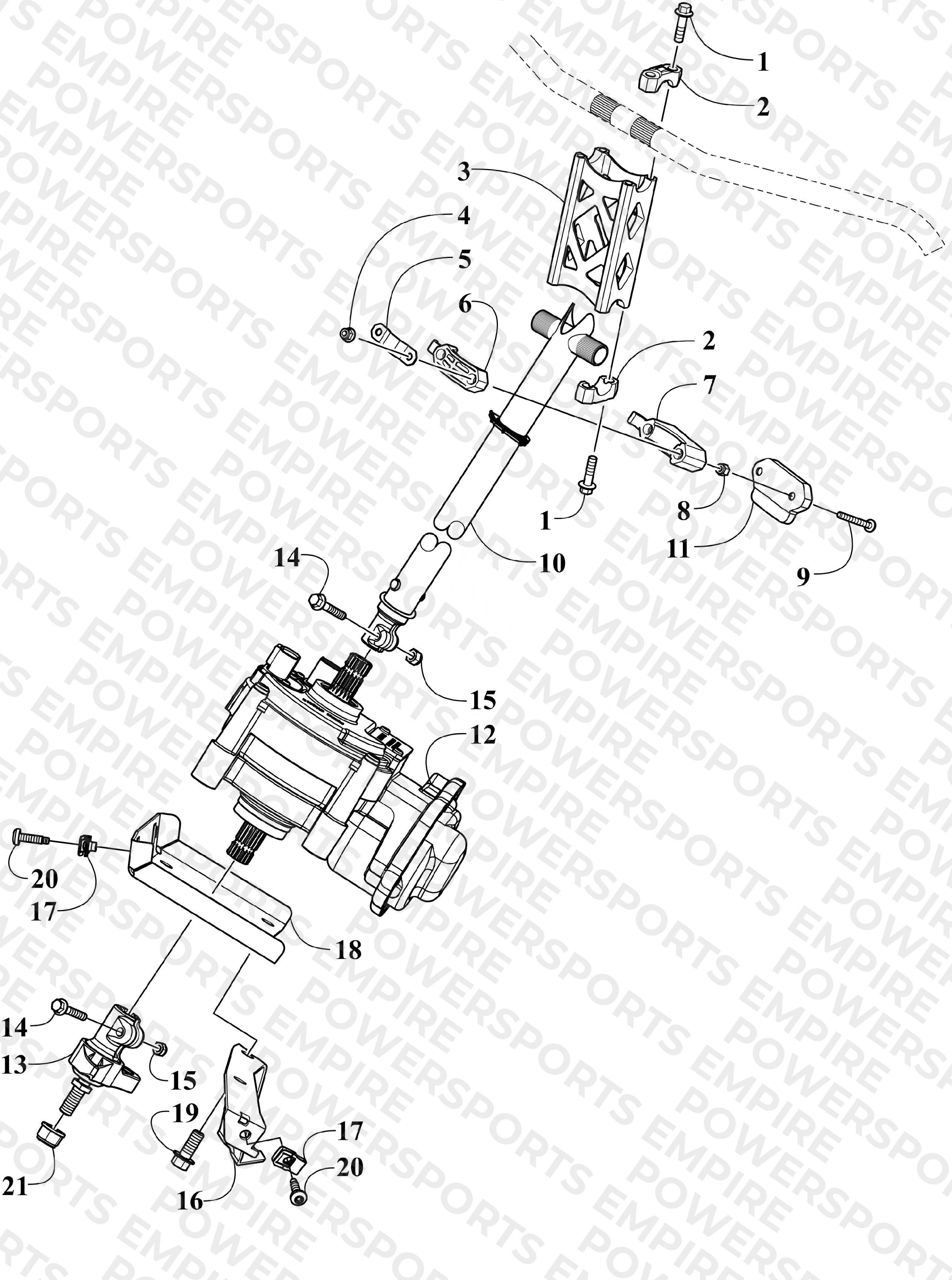 STEERING POST ASSEMBLY