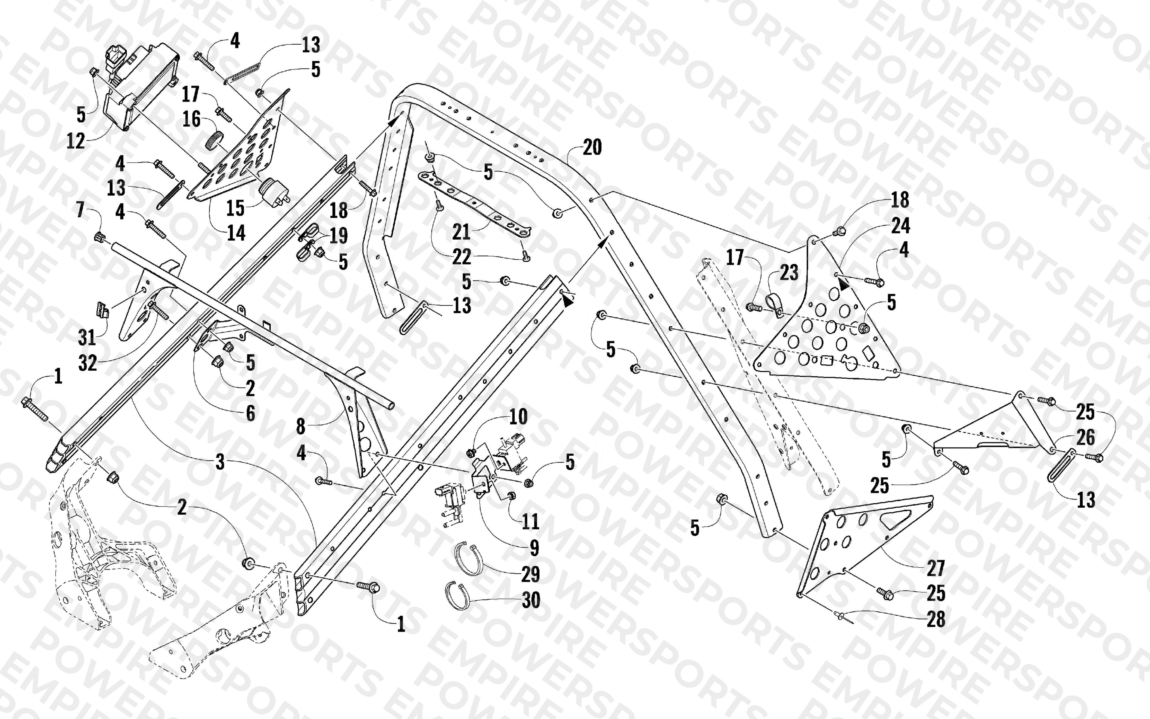 STEERING SUPPORT ASSEMBLY