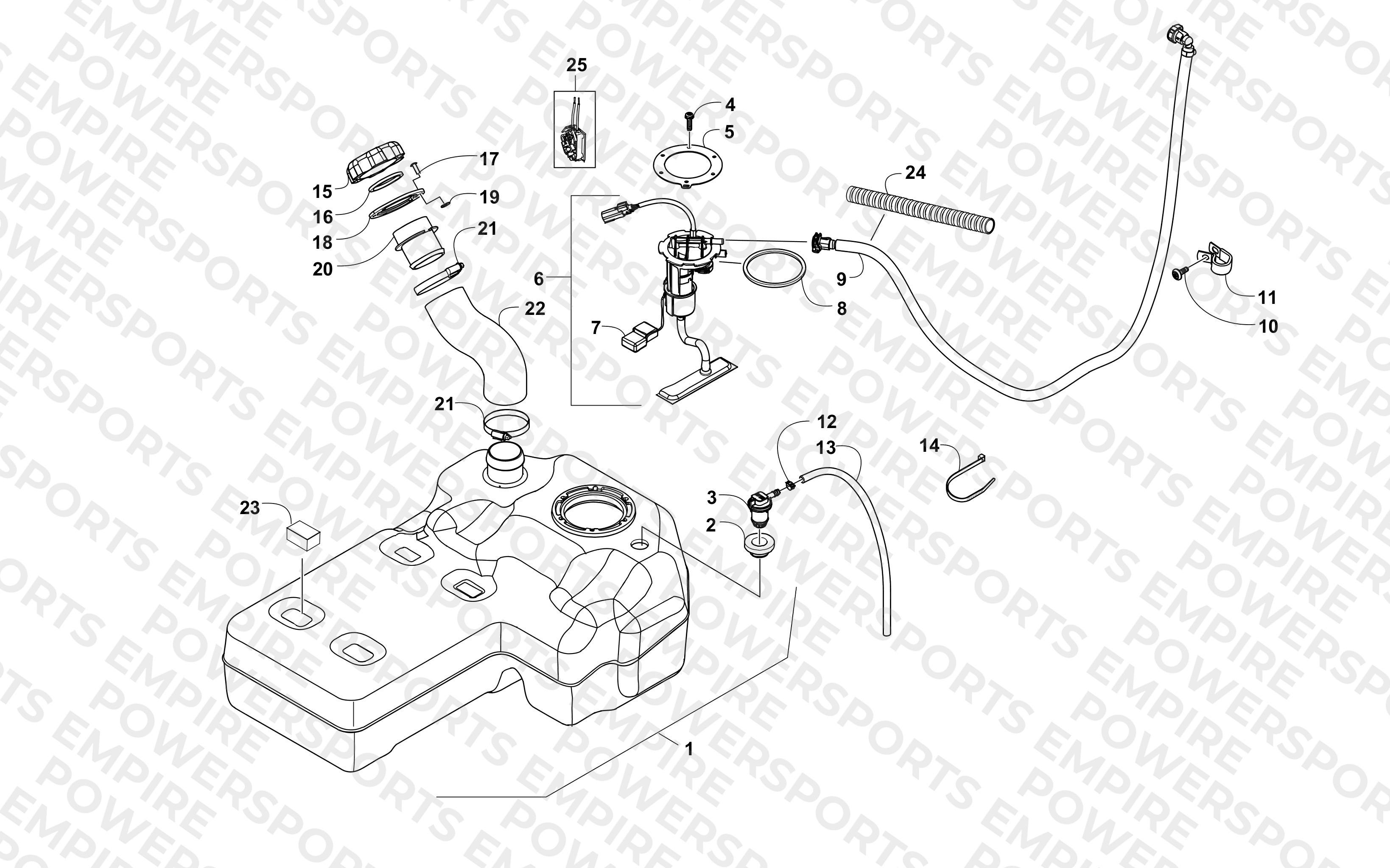 GAS TANK ASSEMBLY
