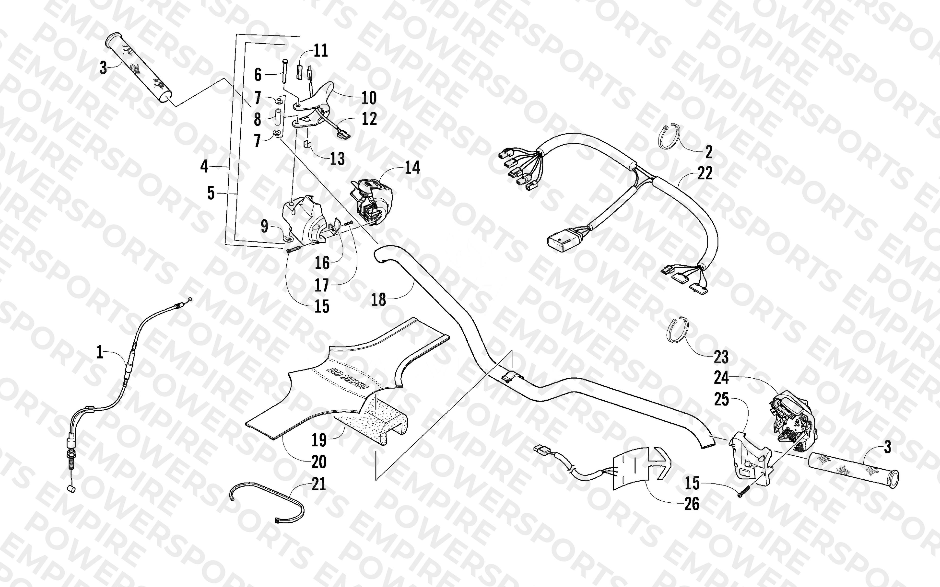 HANDLEBAR AND CONTROLS
