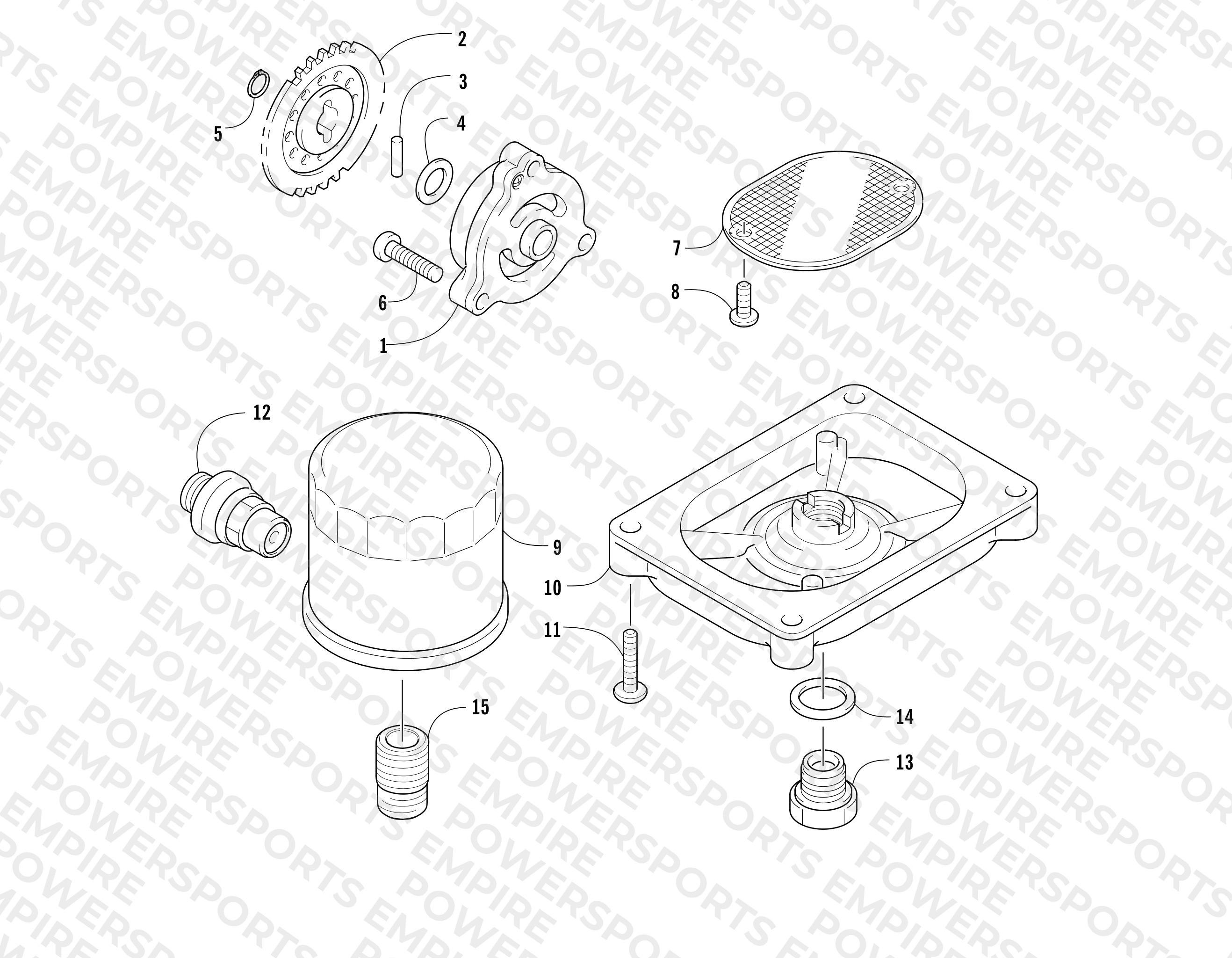 OIL FILTER/PUMP ASSEMBLY
